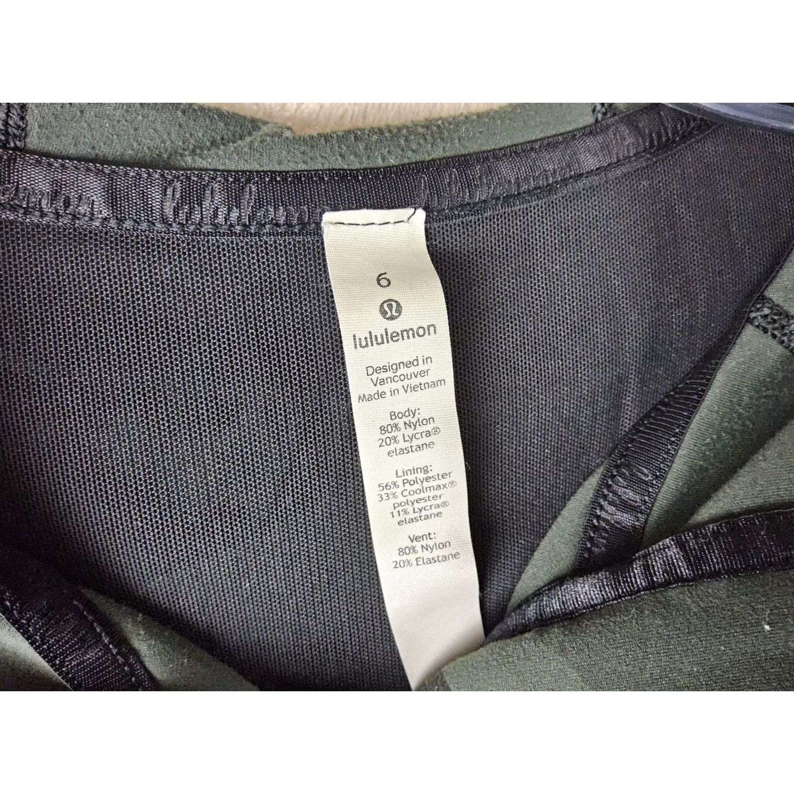 Lululemon Lululemon Define Jacket Full Zip Camouflage Black Size 6 Women Athletic Camouflage Pattern Activewear Define Black Women (6) Size M / US 6-8 / IT 42-44 - 5 Thumbnail