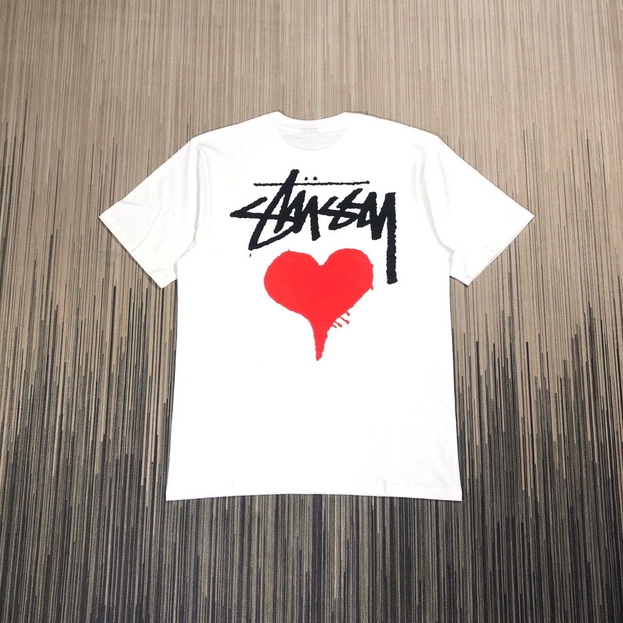 Stussy × Vintage Stussy Stock Heart Tee Size US L / EU 52-54 / 3 - 1 Thumbnail