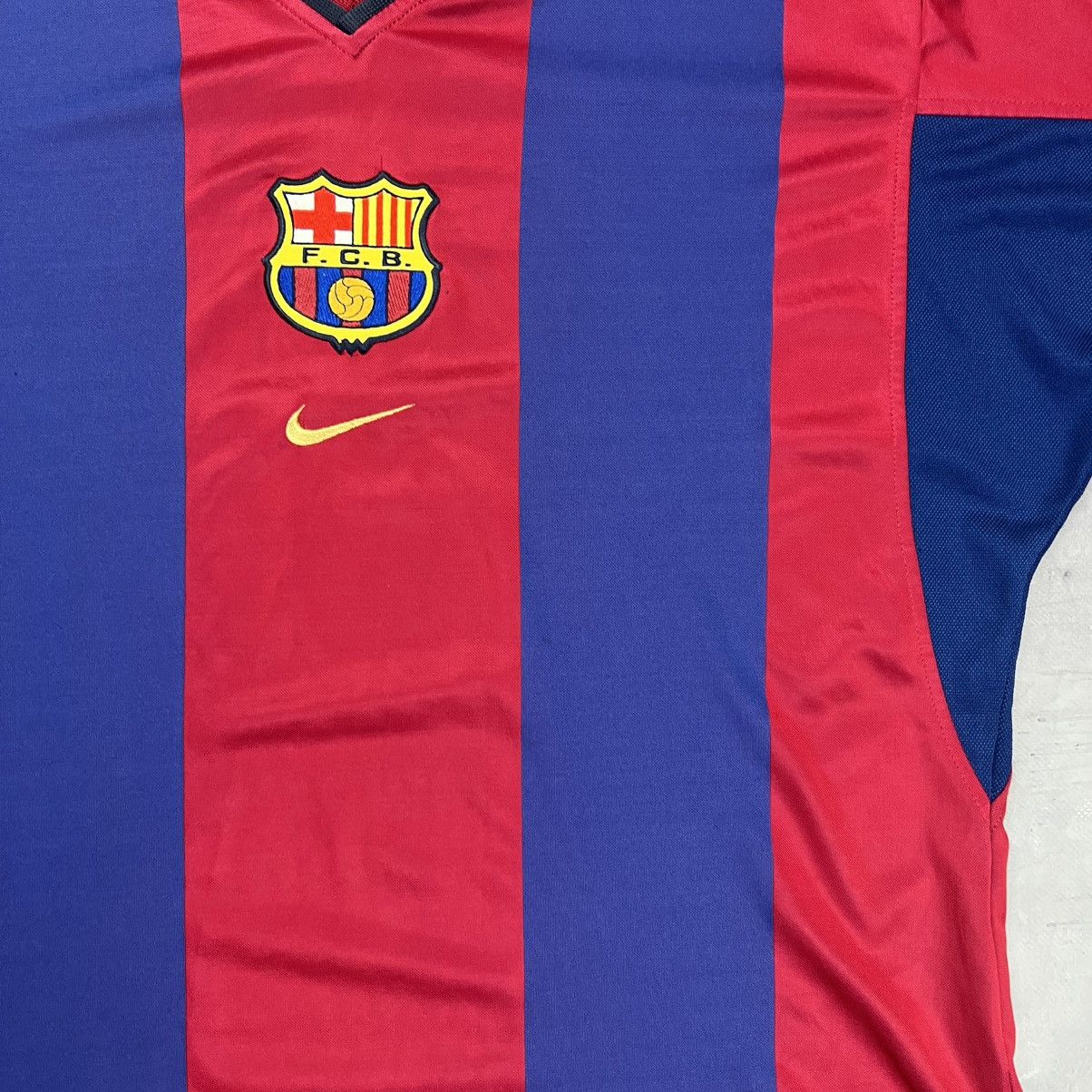 Nike Rare! Barcelona Nike Soccer Jersey Shirt 00s Vintage Size US M / EU 48-50 / 2 - 14 Thumbnail