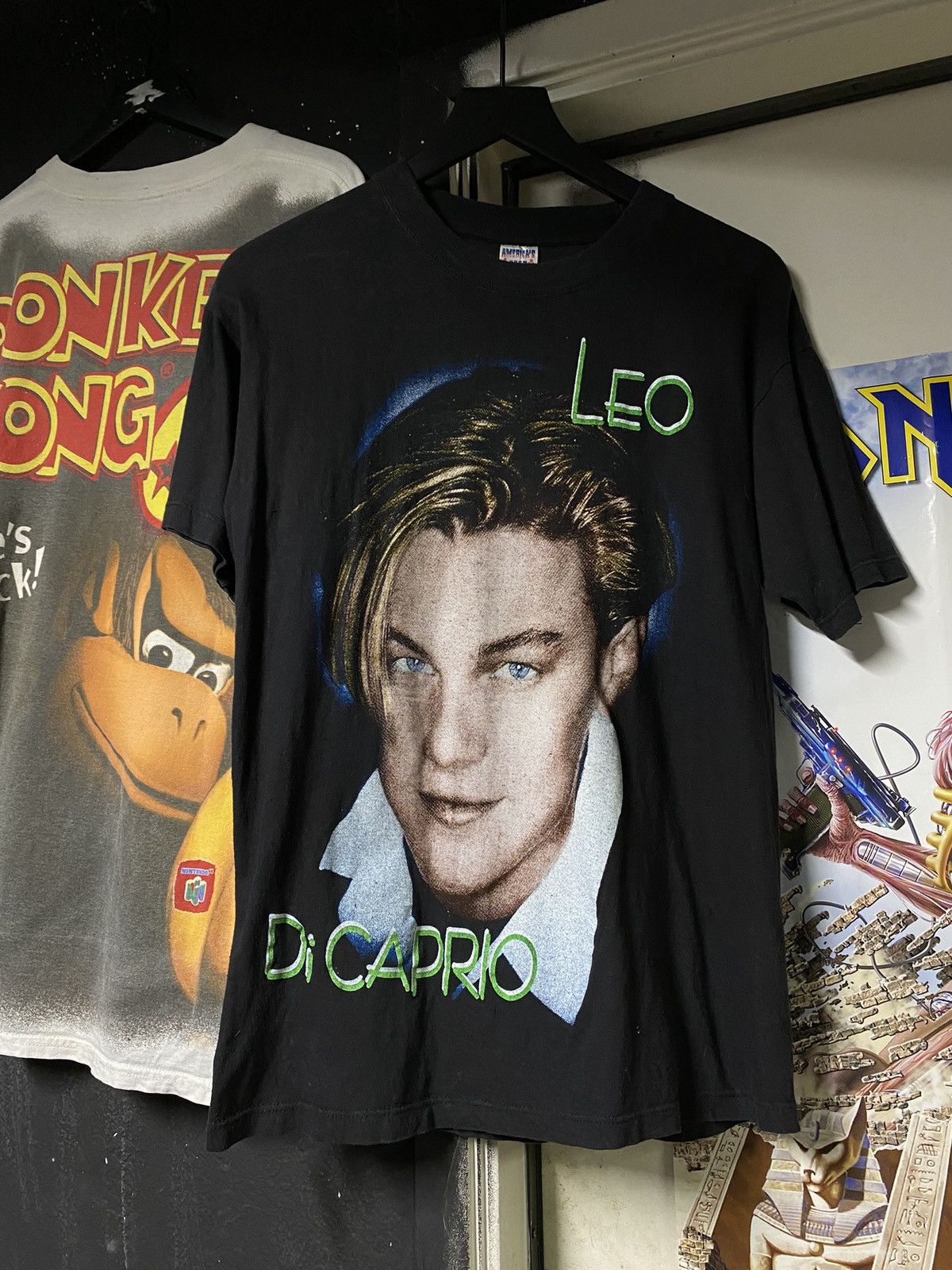 90’s Vintage Leonardo DiCaprio Rap Tee Shirt Large