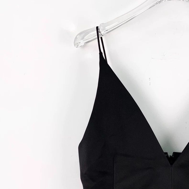 Dior Dior Black silk V-neck strap dress Size XS / US 0-2 / IT 36-38 - 3 Thumbnail