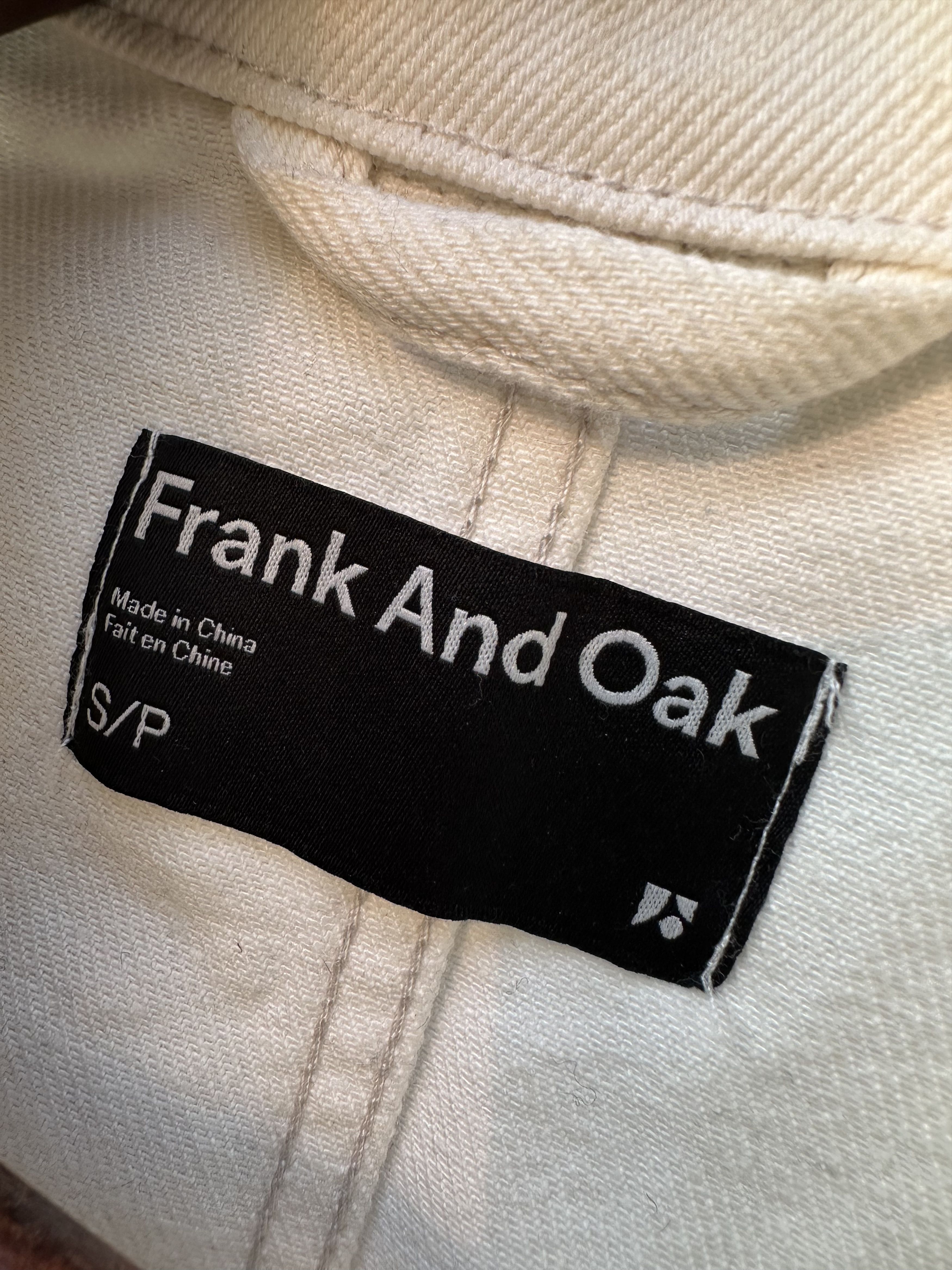 Frank & Oak Cotton-Hemp Denim Jacket Size US S / EU 44-46 / 1 - 2 Thumbnail