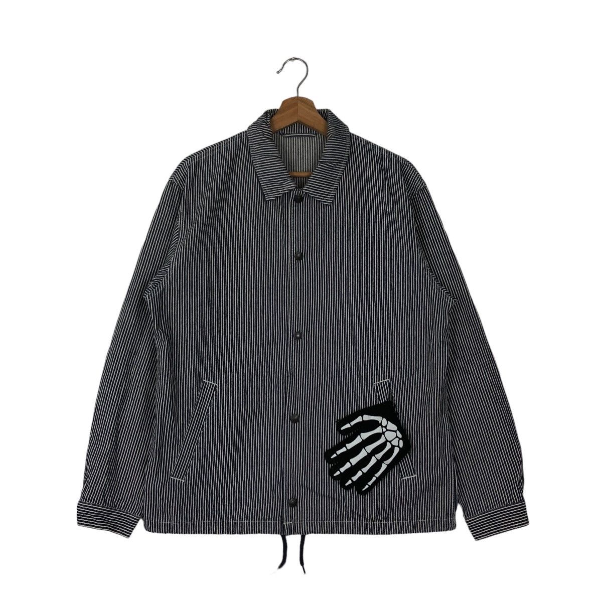 Japanese Brand 🔥90’s VINTAGE HIKORY CHORE JACKET GU JAPAN ISSEY MIYAKE Size US M / EU 48-50 / 2 - 1 Thumbnail