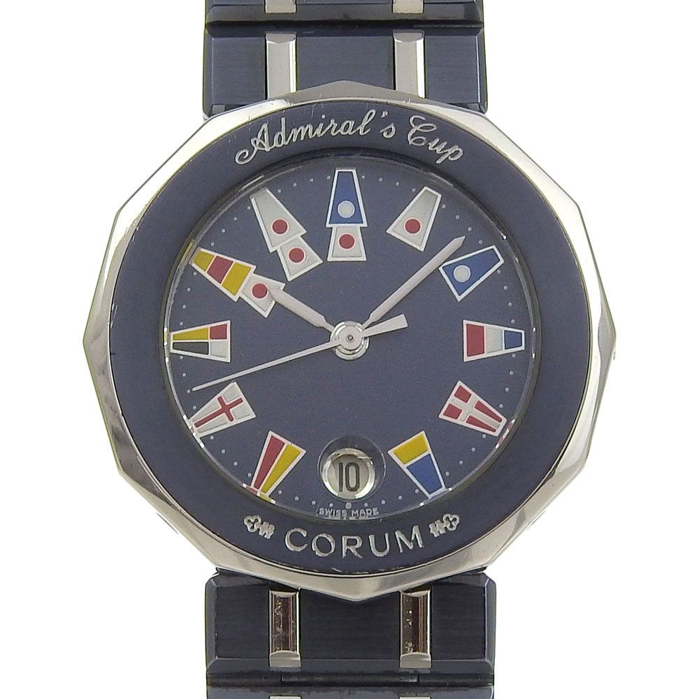 Corum Corum Corum Admiral's Cup Stainless Steel Metal Quartz 39.610.30.V50 DUTY FREE for USA Size ONE SIZE - 1 Thumbnail