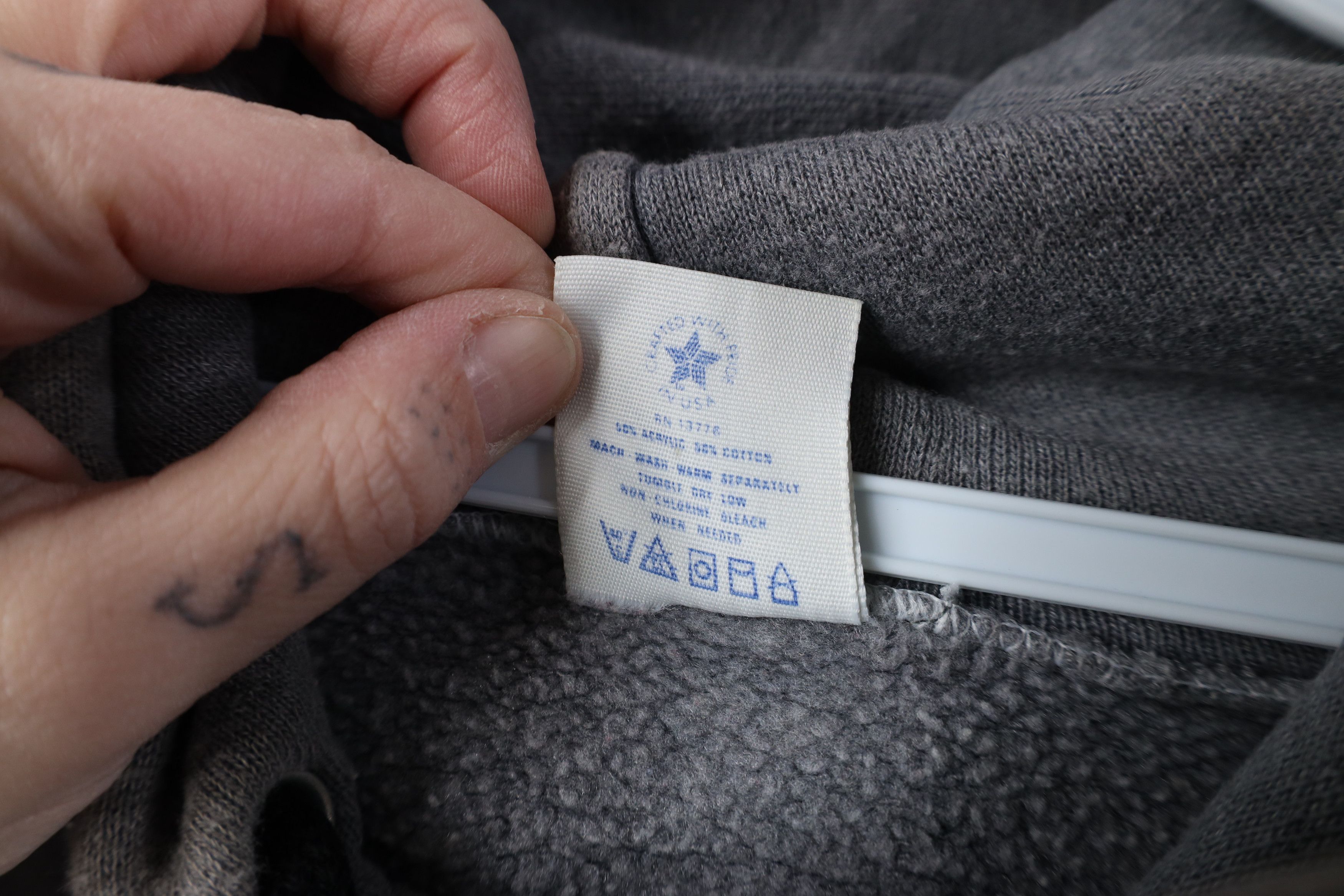 Vintage Vintage 70s Streetwear Blank Boxy Fit Hoodie Sweatshirt USA Size L / US 10 / IT 46 - 12 Thumbnail