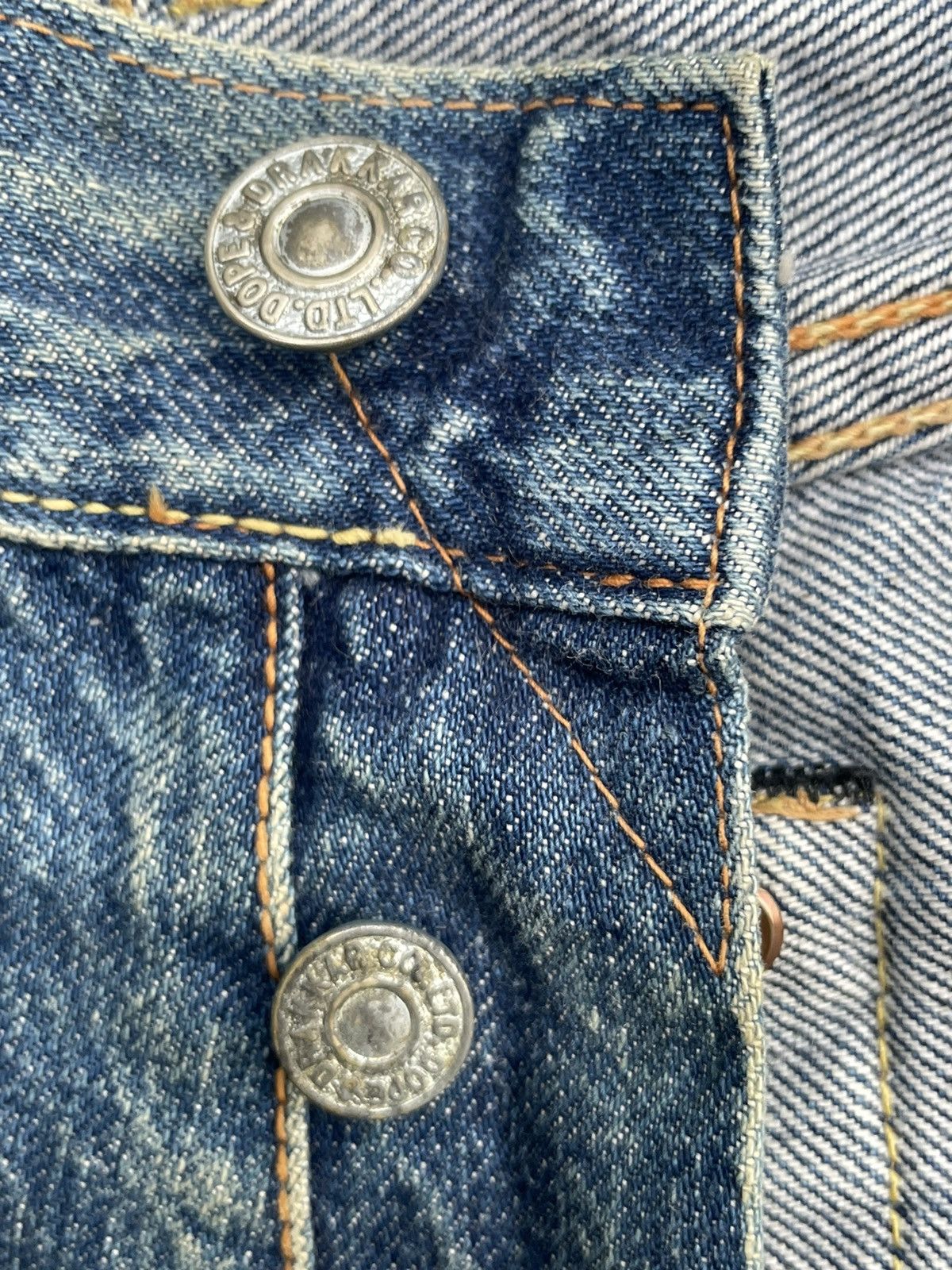 Japanese Brand Vintage Selvedge DopeDrakker Denim Size US 32 / EU 48 - 22 Thumbnail