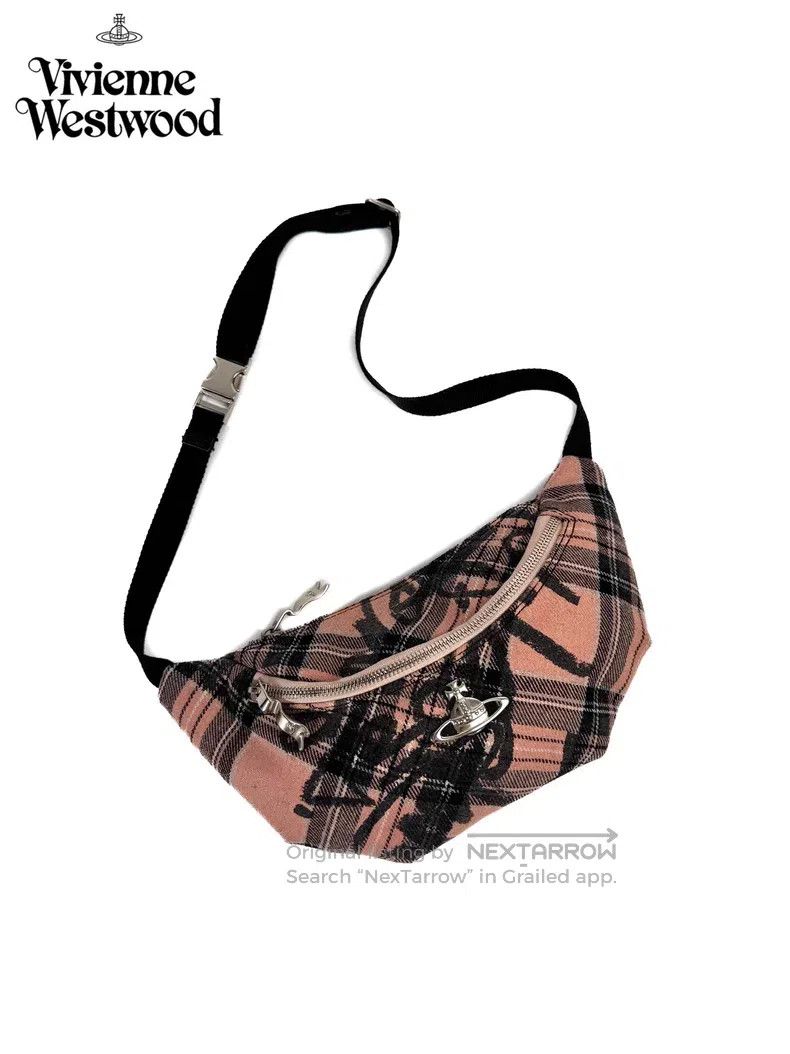 Vivienne Westwood Vivienne Westwood size os Rare Pink Graffiti Tote Bag Vinta Size ONE SIZE - 1 Thumbnail