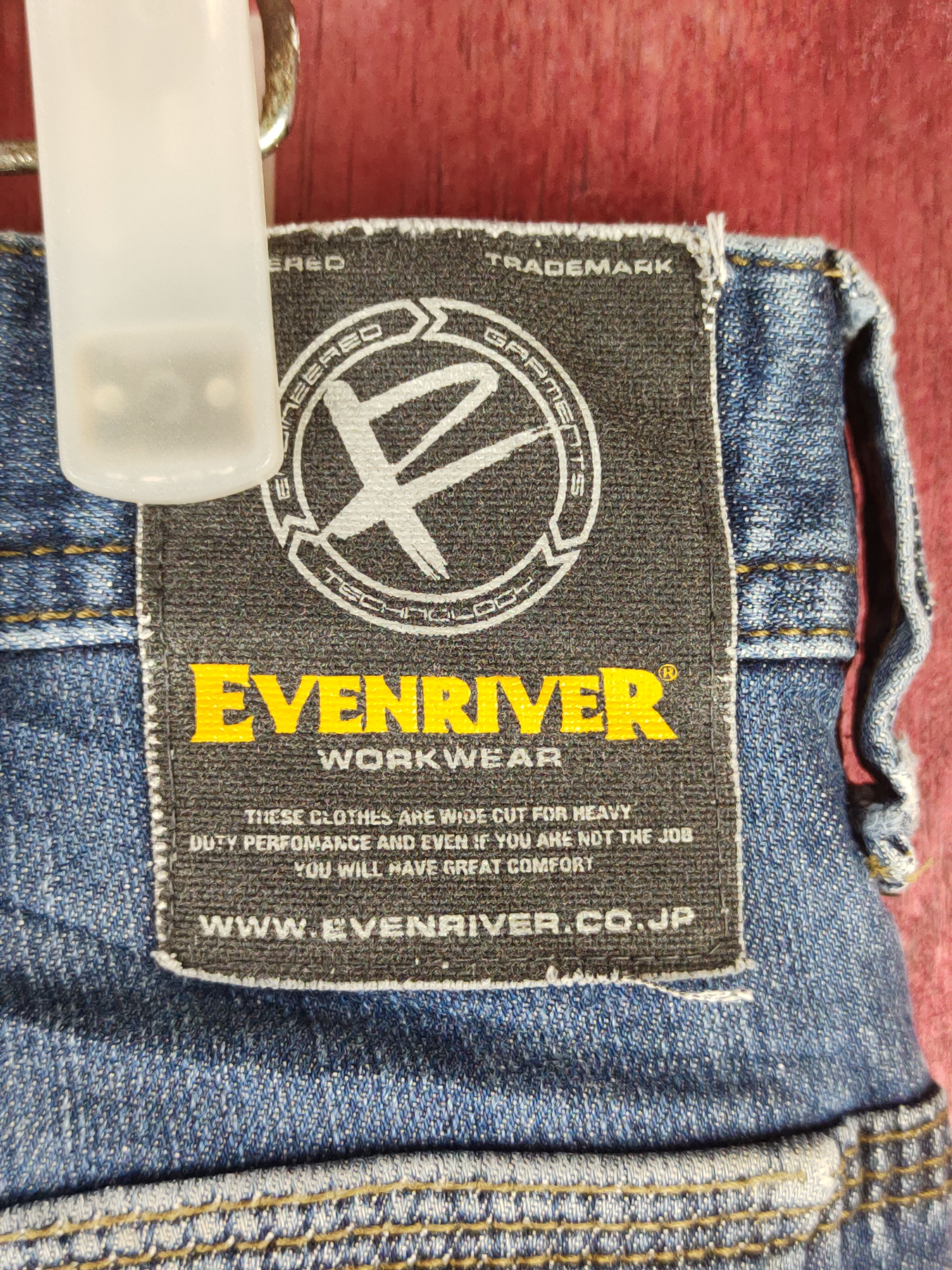 Japanese Brand Evenriver Dark Blue Faded Distressed Ripped Jeans #S2361 Size US 34 / EU 50 - 11 Thumbnail