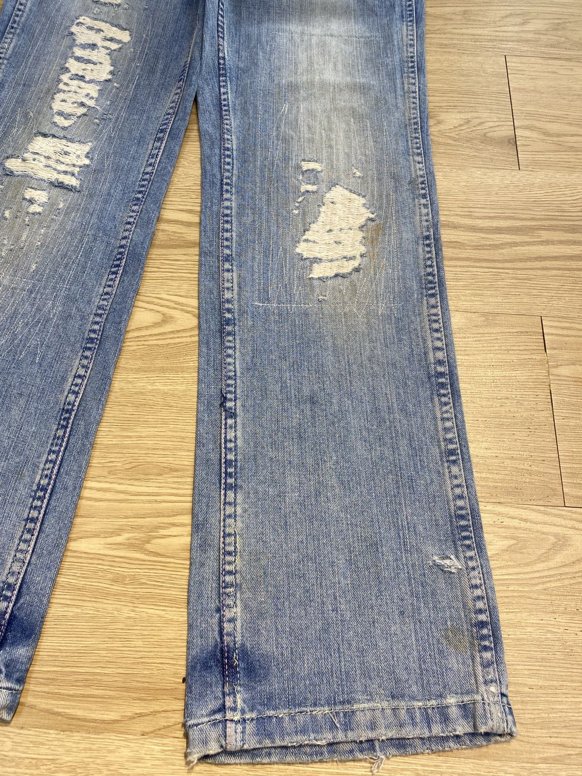 Ralph Lauren Ralph Lauren Bush Pants Distress Denim Size US 31 - 8 Thumbnail