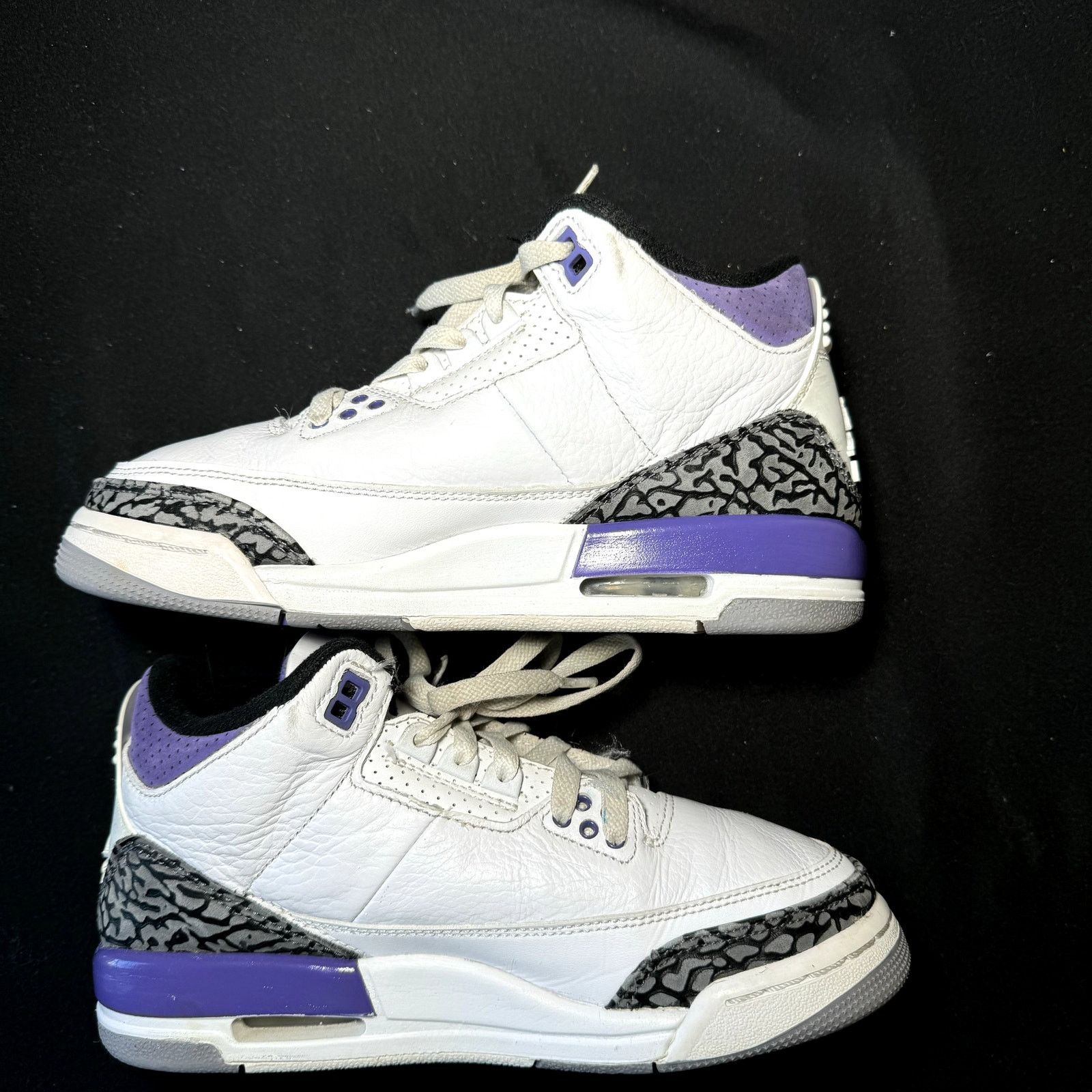 Jordan Brand × Nike Size 5 - Nike Air Jordan 3 Retro GS Dark Iris Men's Shoes Size US 5 / EU 37 - 3 Thumbnail