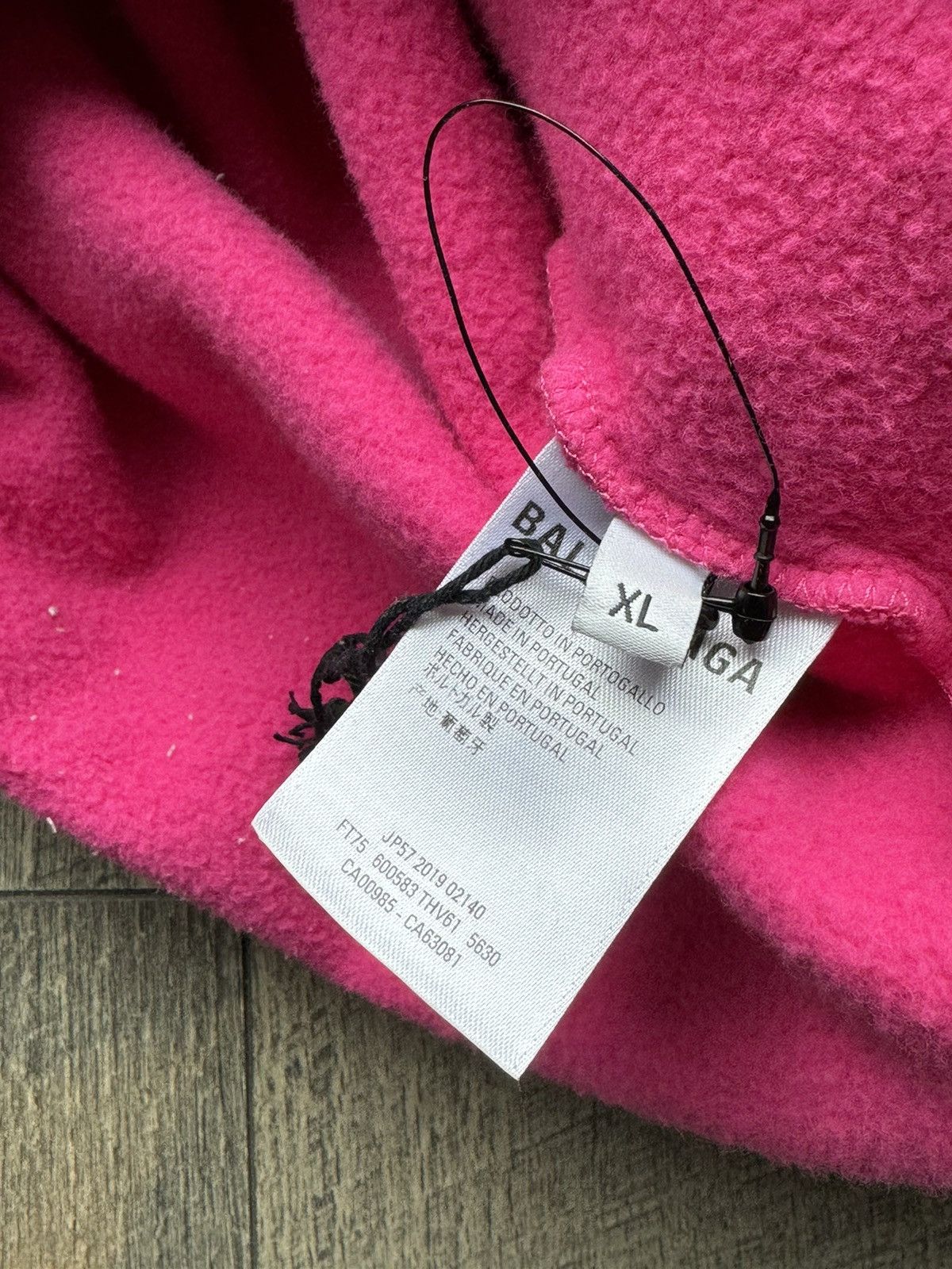 Balenciaga Balenciaga Pink Bonjour Hoodie pullover sweatshirt - XL Size US XL / EU 56 / 4 - 6 Thumbnail