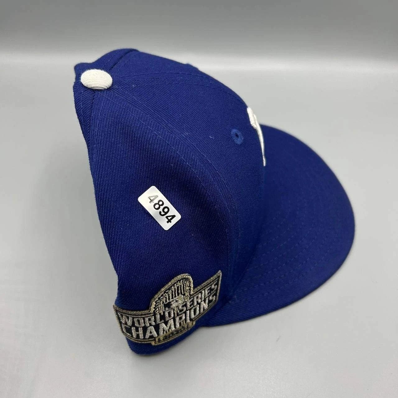 New Era Los Angeles LA Dodgers Hat Men 7 1/8 Blue MLB Fitted Cap Size ONE SIZE - 10 Thumbnail
