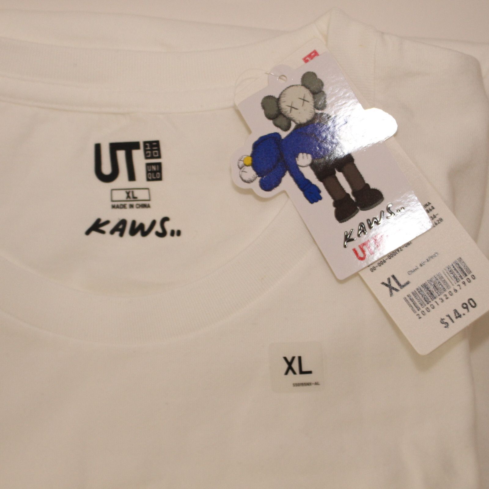 Kaws KAWS x Uniqlo Take White Tee - Size XL - New with Defects Size US XL / EU 56 / 4 - 4 Thumbnail