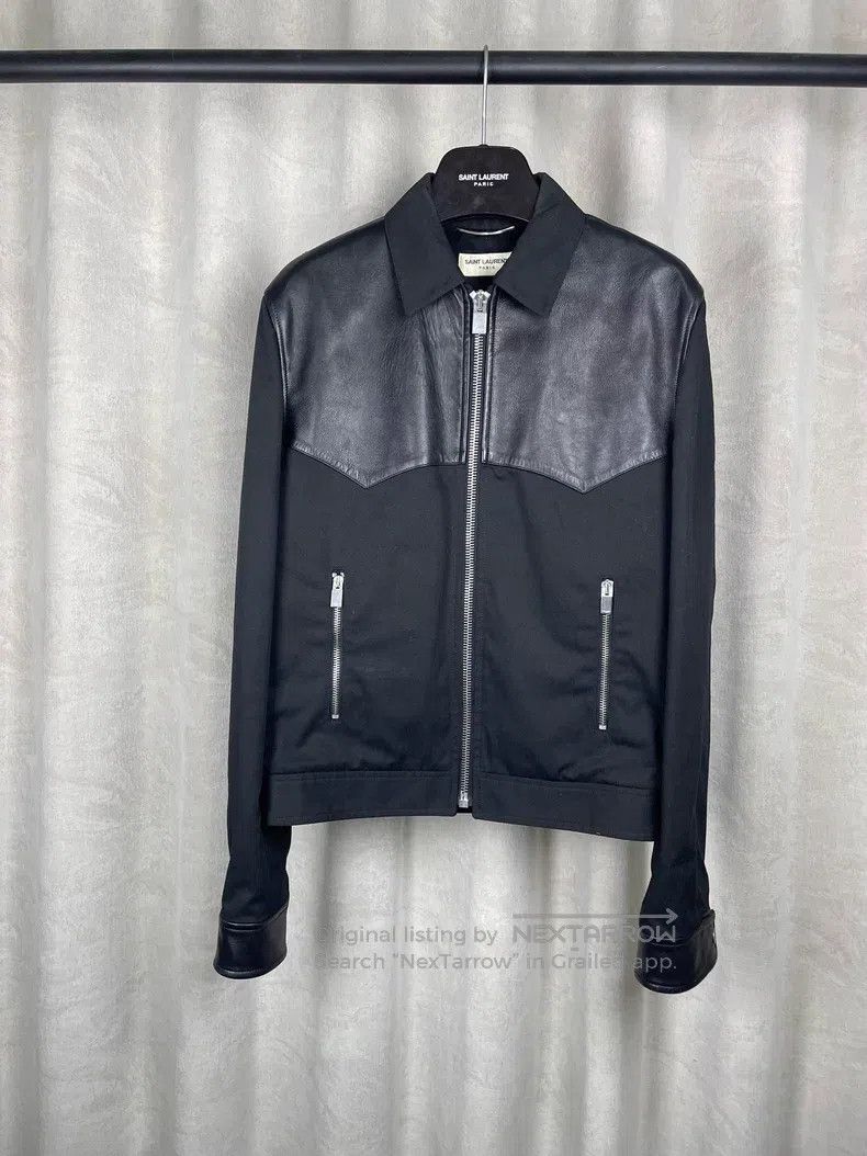 Saint Laurent Paris Saint Laurent Paris Sheepskin Patch Double Zip Pocket Jack Size US S / EU 44-46 / 1 - 1 Thumbnail