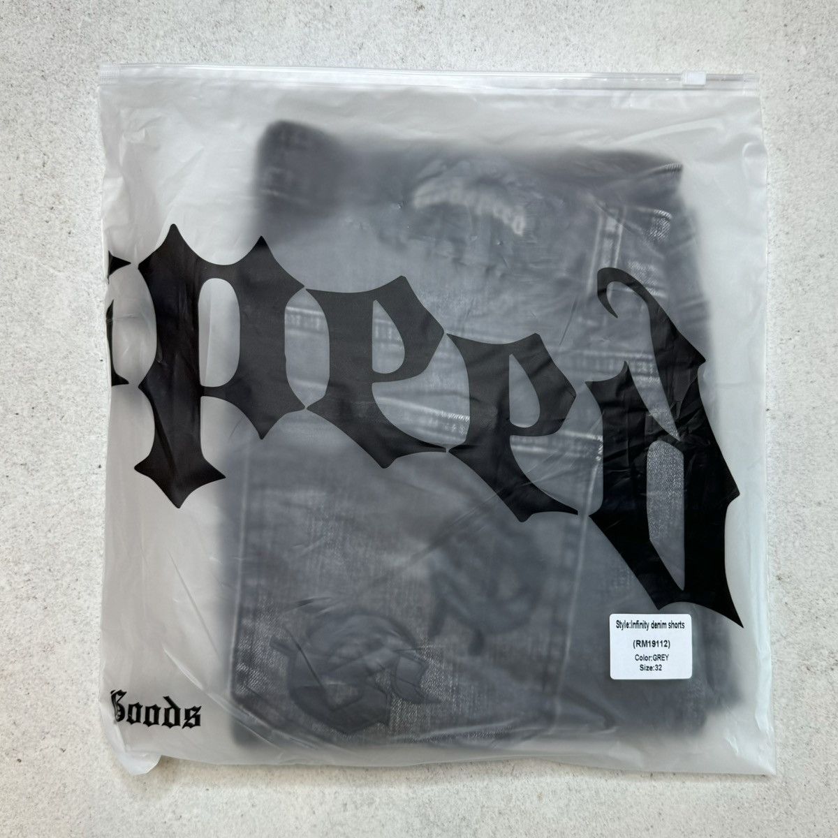 Godspeed Godspeed infinity denim shorts grey SIZE 32 Size US 32 / EU 48 - 3 Thumbnail