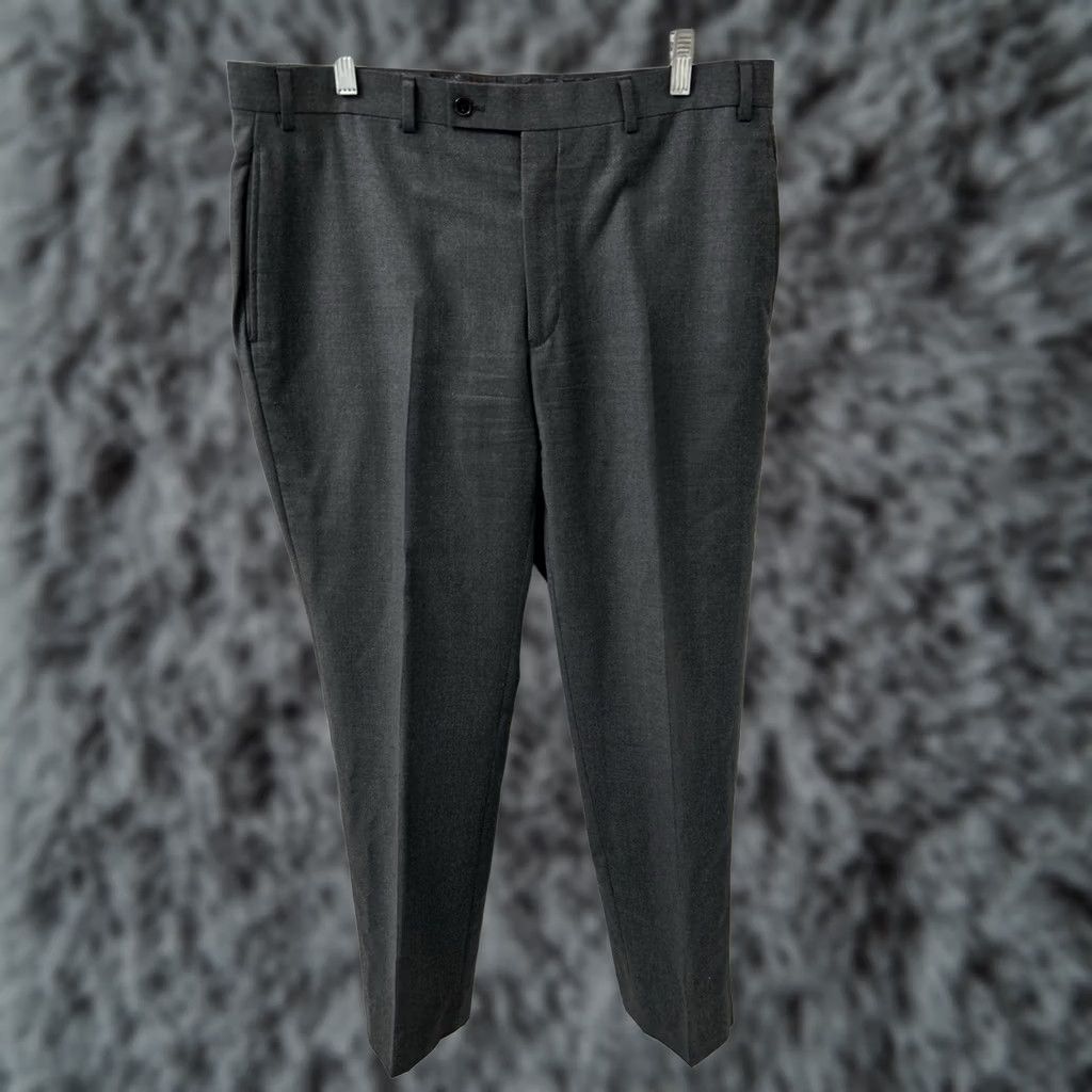 Ralph Lauren Lauren Ralph Lauren Dress Pants Mens 36x31 Gray Wool-Blend Straight Leg Trousers Size US 36 / EU 52 - 1 Thumbnail