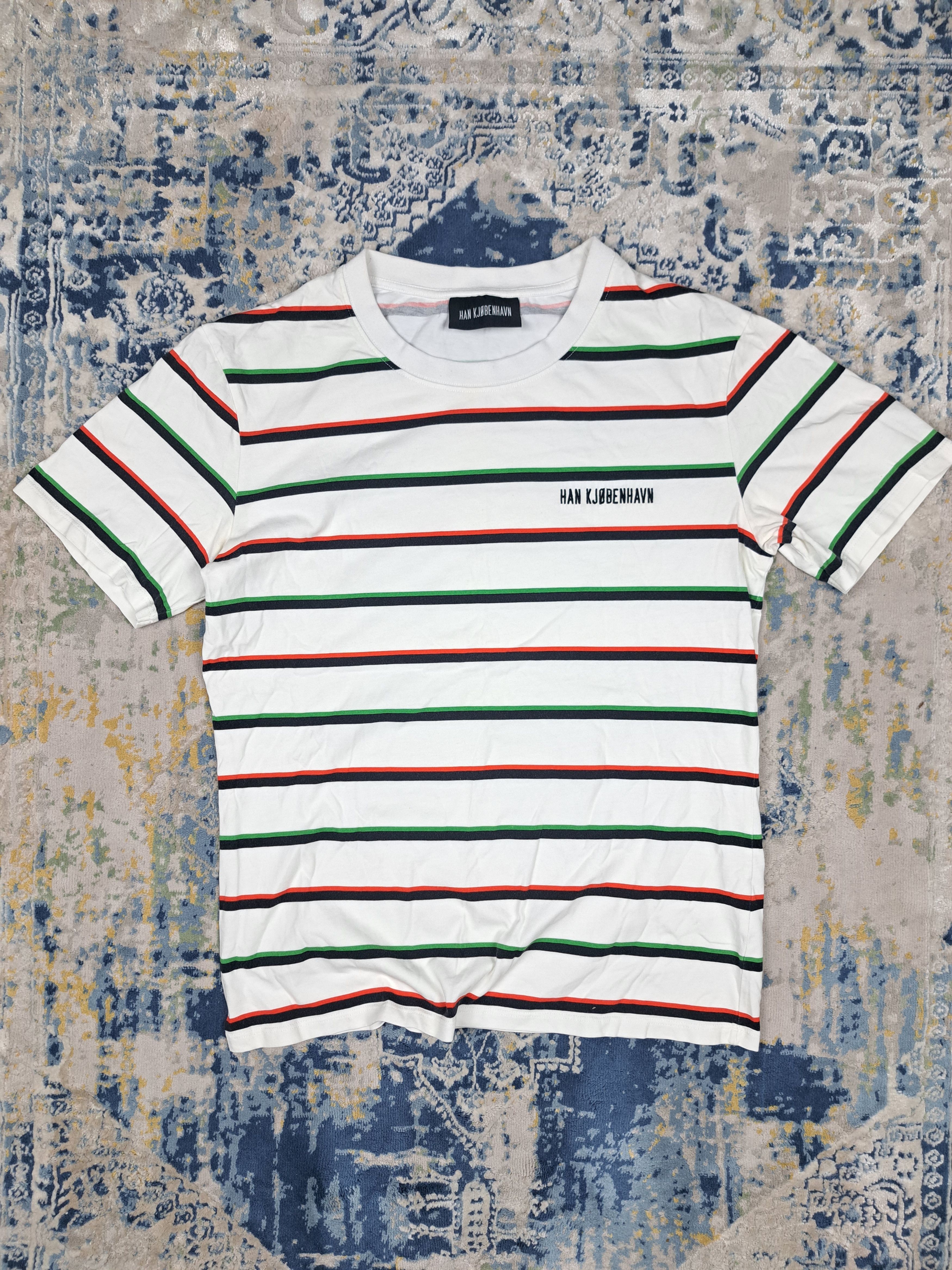 Han Kjobenhavn Han Kjobenhavn Striped Tee Designer Streetwear y2k Size US M / EU 48-50 / 2 - 1 Thumbnail