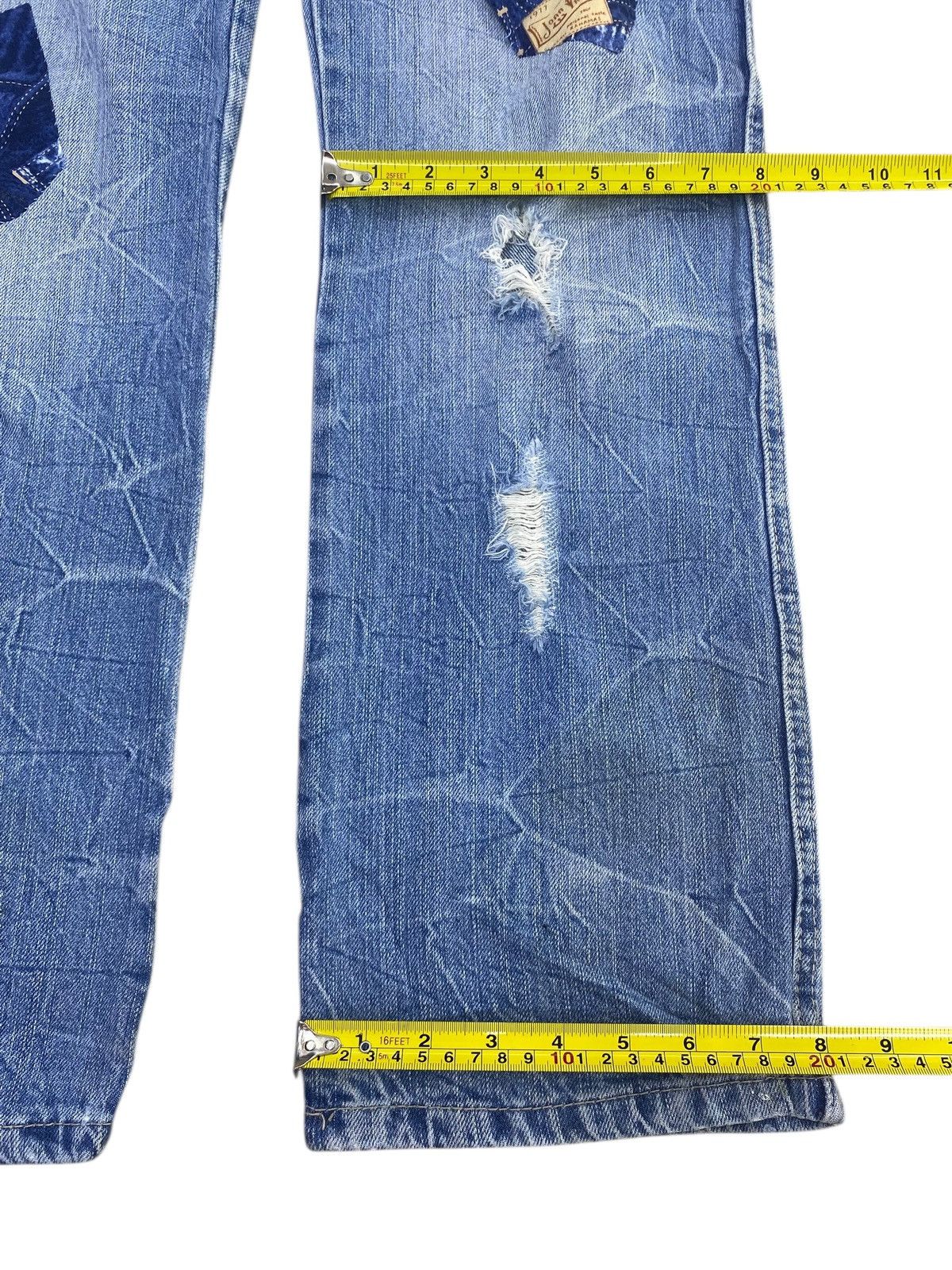 Japanese Brand Japanese Brand Thunder Wash Style Patches Jeans Size US 28 / EU 44 - 8 Thumbnail