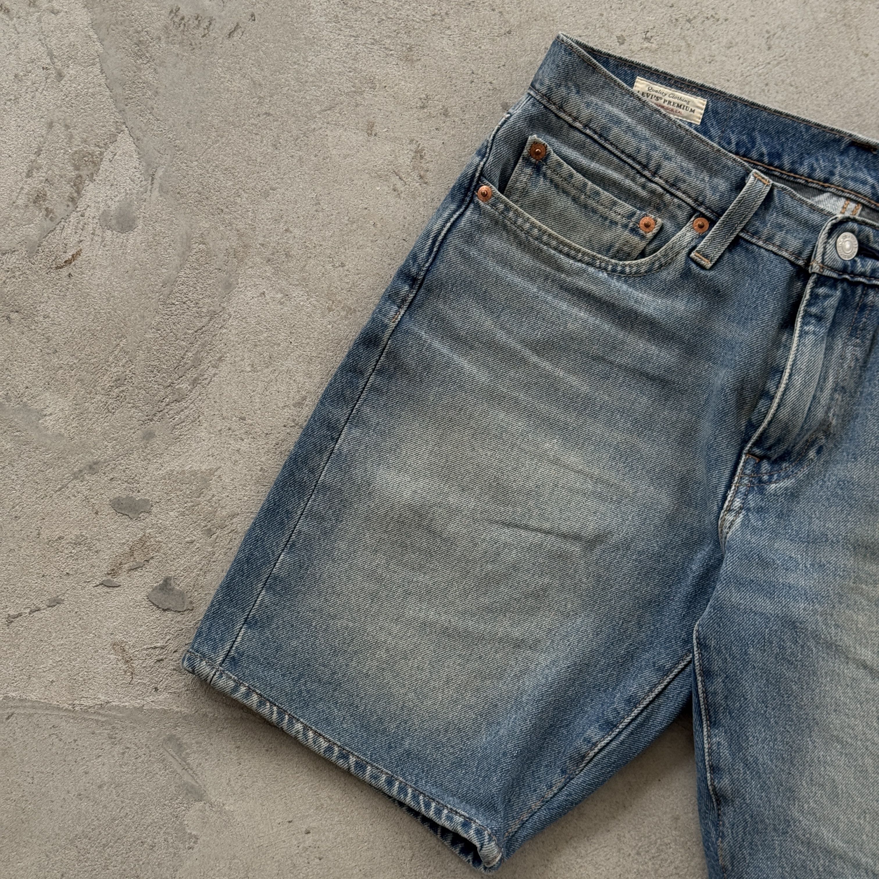 Levi's Vintage Levi's Premium 511 Slim Fit Denim Shorts Blue Size US 31 - 7 Thumbnail