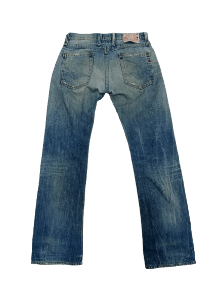Replay Vintage REPLAY Distressed Jeans Fly Button Size US 30 / EU 46 - 2 Thumbnail