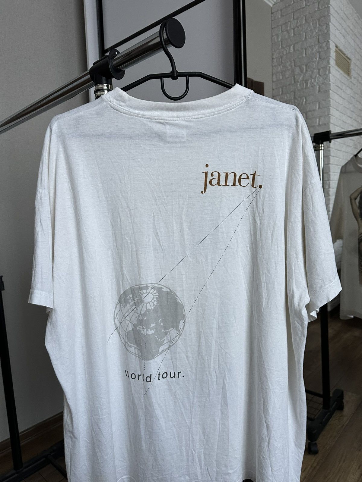 Band Tees 1993 Janet Jackson World Tour Vintage Band T-Shirt Tee Size US XL / EU 56 / 4 - 9 Thumbnail