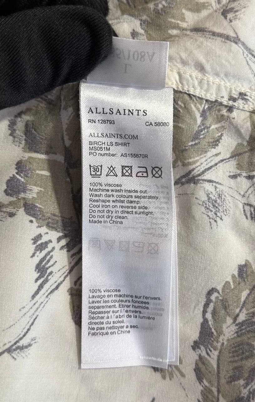 Allsaints Allsaints Birch Shirt buttons Allover Floral Design Size US L / EU 52-54 / 3 - 5 Thumbnail