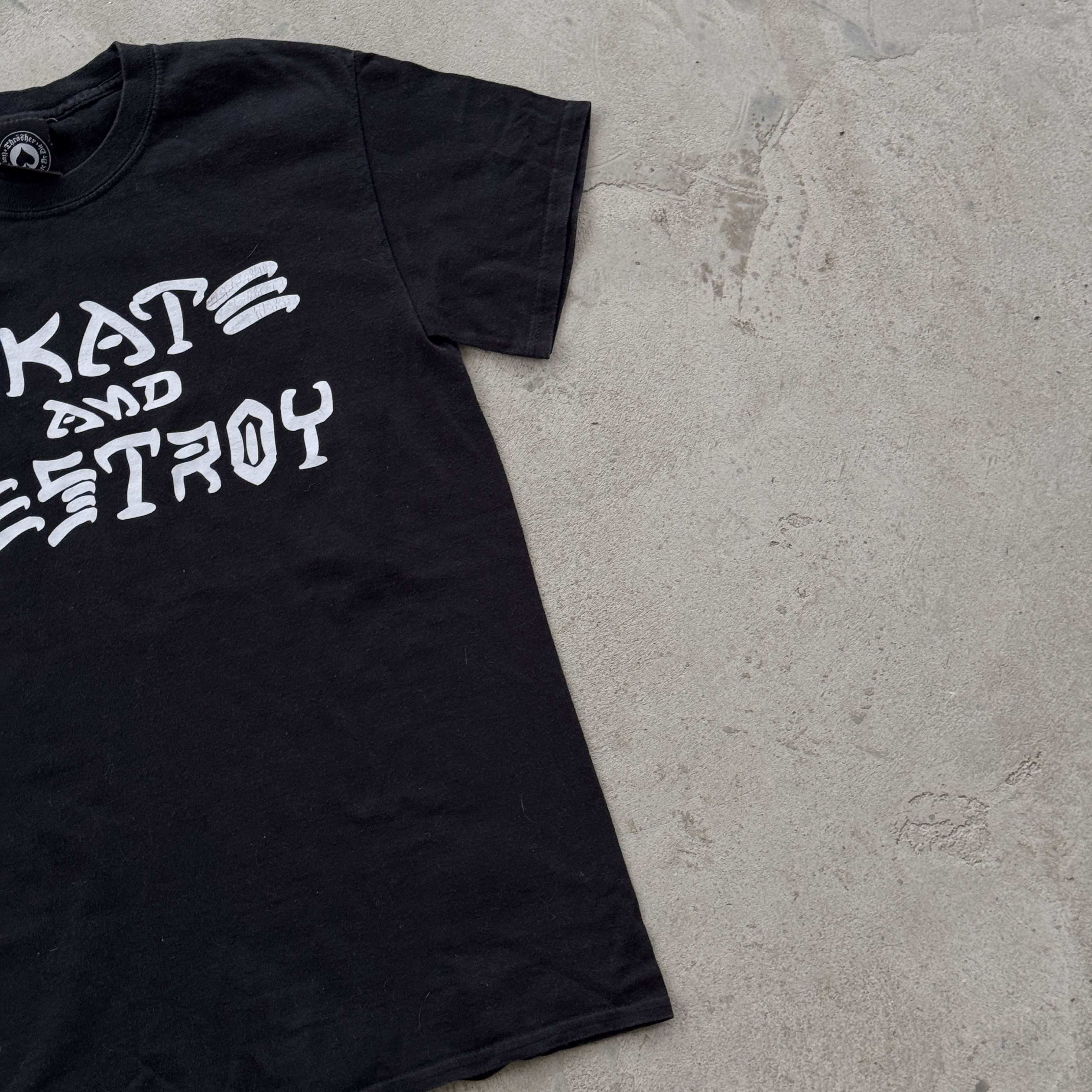 Thrasher Vintage 90s Thrasher Skate and Destroy Tee Size US S / EU 44-46 / 1 - 2 Thumbnail