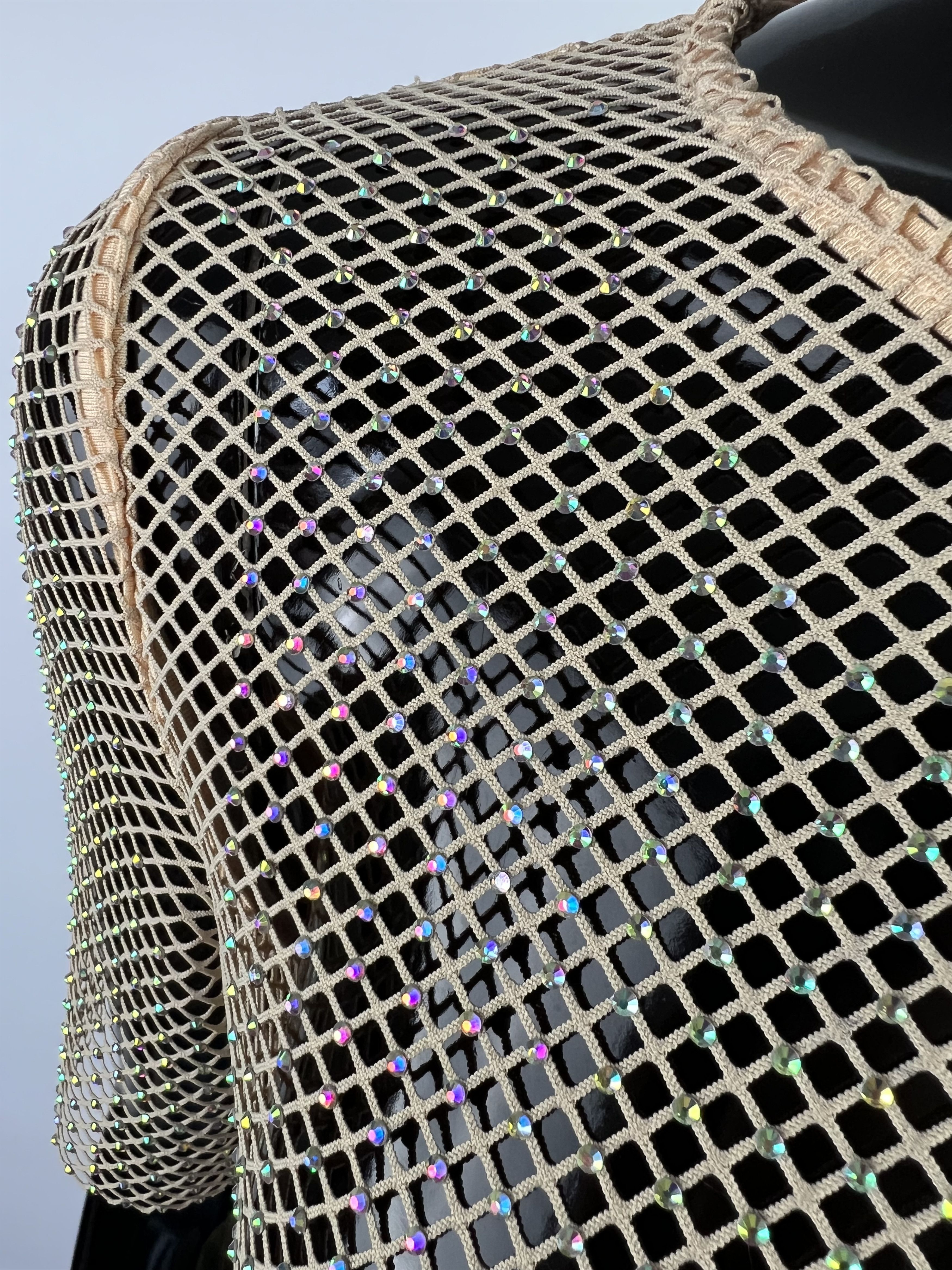 Other Sunday in Brooklyn Rhinestones Mesh Fishnet T Shirt Size XS Size XS / US 0-2 / IT 36-38 - 8 Thumbnail