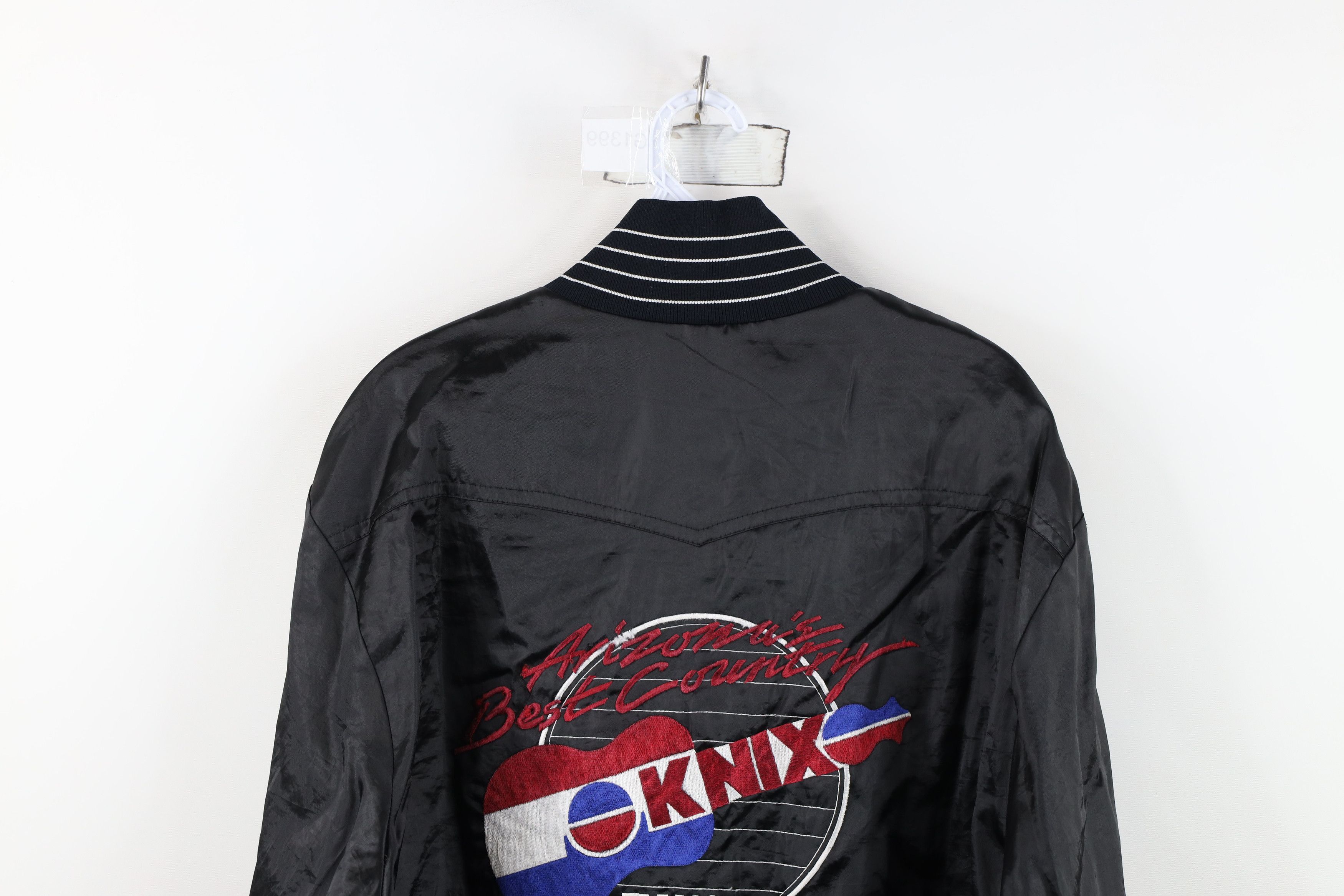 Vintage Vintage 80s 90s Arizona Country Music Radio Satin Jacket USA Size US L / EU 52-54 / 3 - 13 Thumbnail