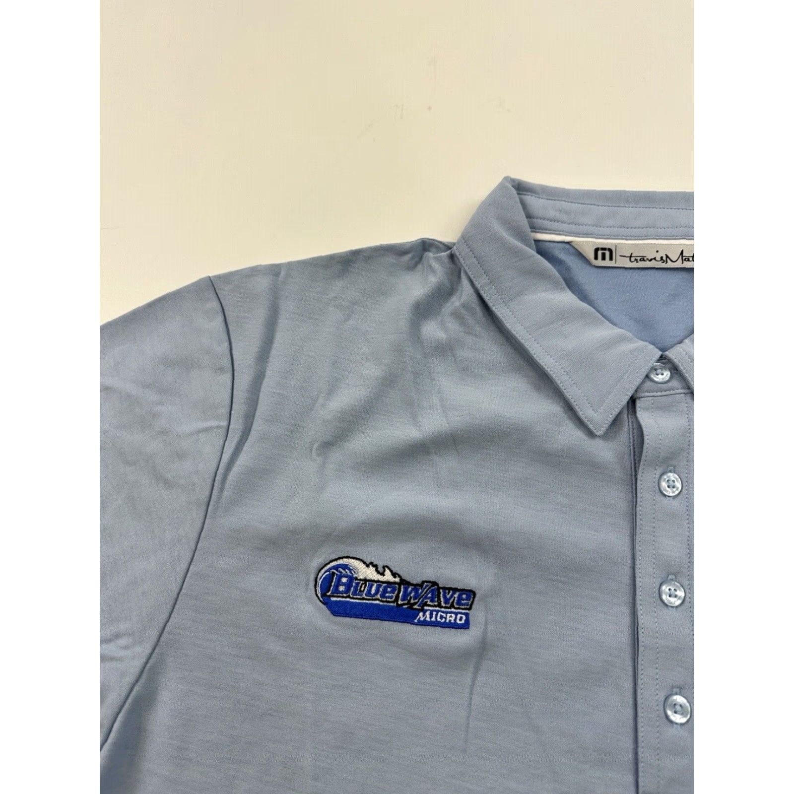 TravisMathew Travis Mathew Shirt Mens XL Blue Golf Polo Pullover Short Sleeve Company Logo Size US XL / EU 56 / 4 - 3 Thumbnail