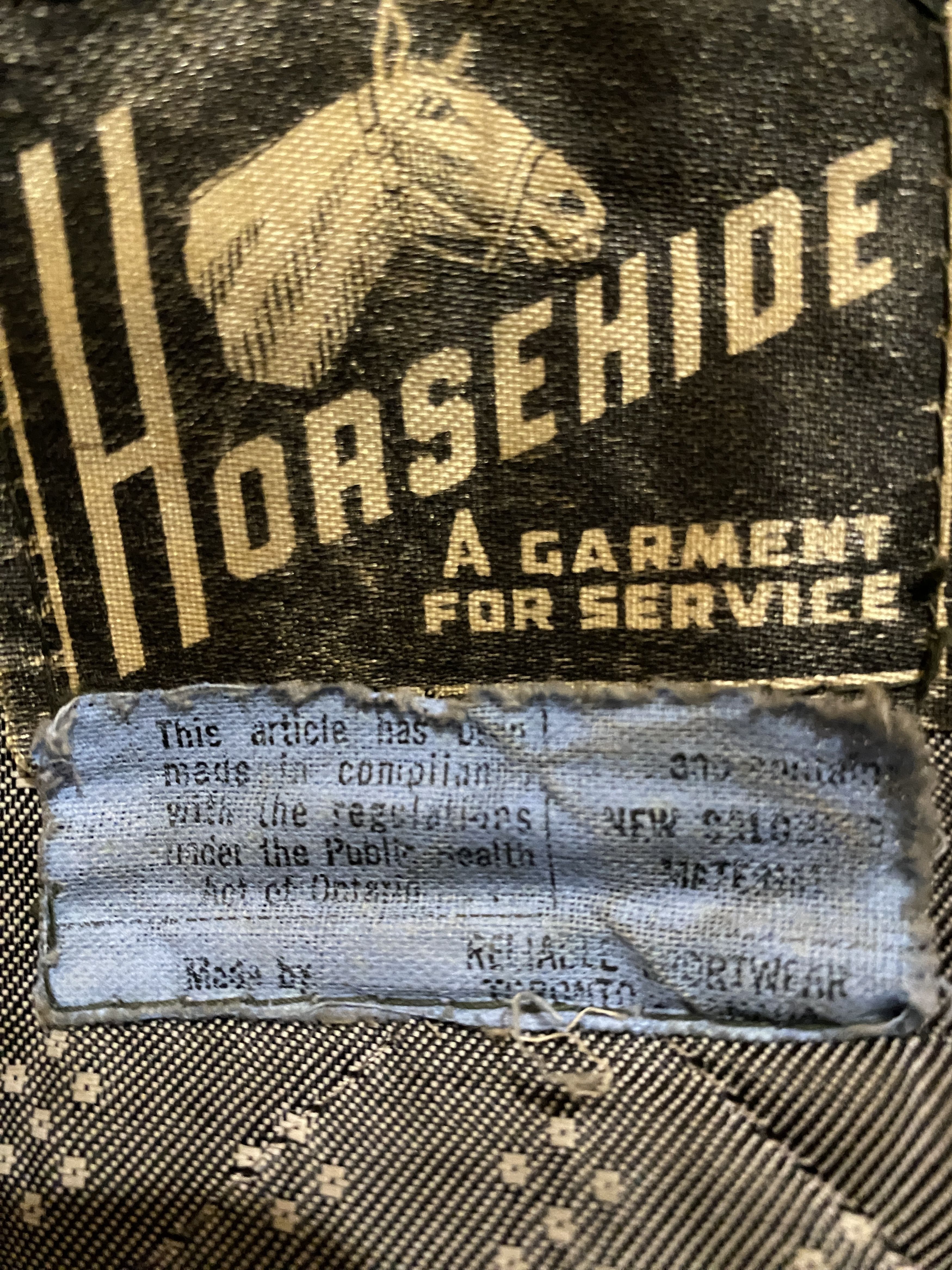 Vintage Retro Horsehide 30s 40s Brown BARNSTORMER Leather Coat Size US XL / EU 56 / 4 - 9 Thumbnail