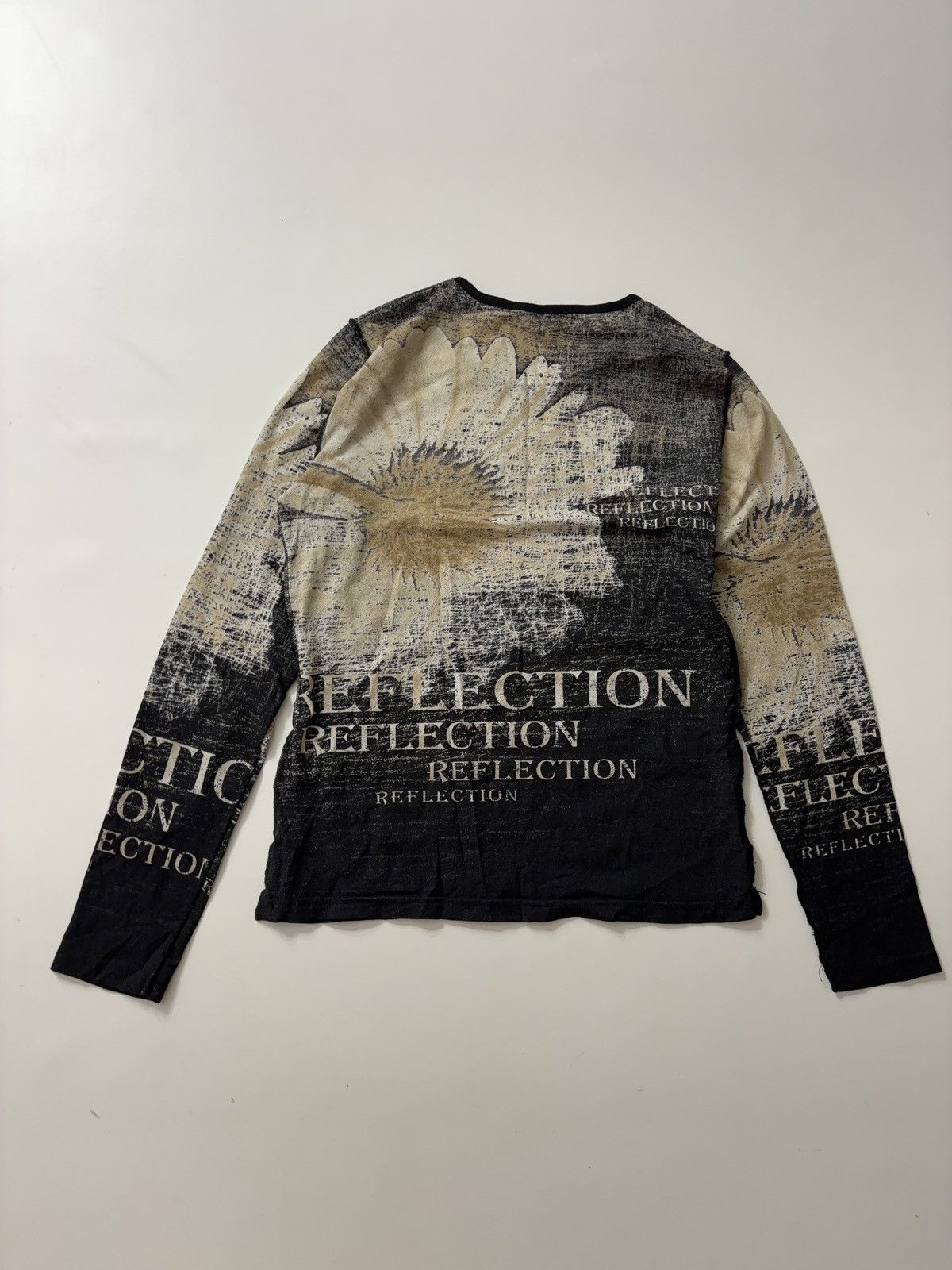 Vintage MESH RARE VINTAGE PRINTED LONG SLEEVE TOP ARCHIVE Size M / US 6-8 / IT 42-44 - 2 Thumbnail