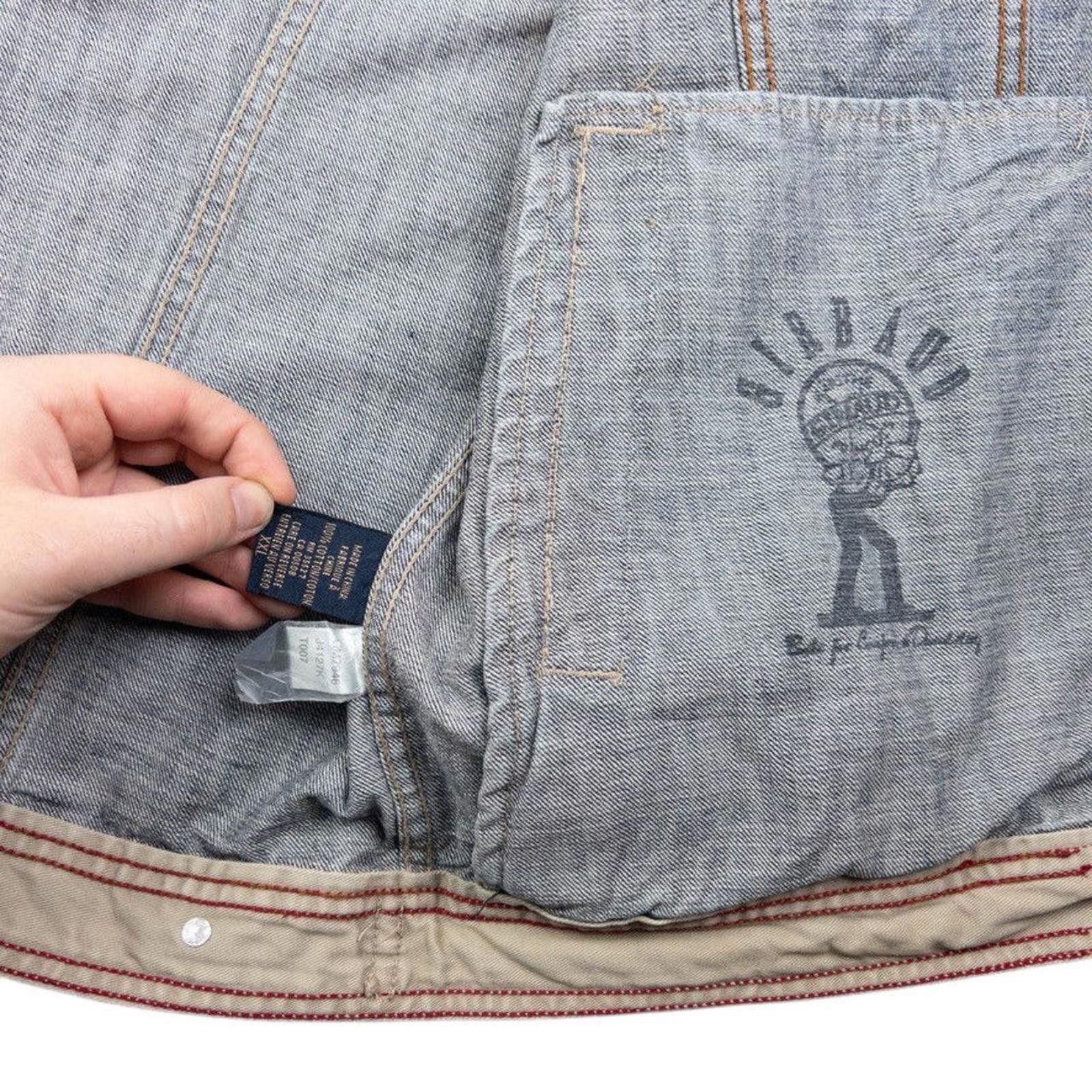Marithe + Francois Girbaud Vintage Marithe + Francois Girbaud Zip Up Denim Jacket XXL Size US XXL / EU 58 / 5 - 5 Thumbnail