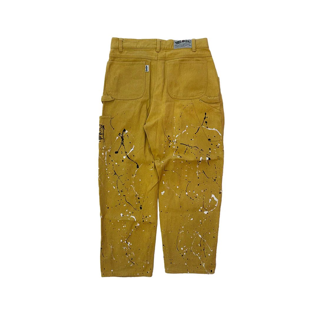 Other 9090 Painters Wide Mustard Pants (L) Size US 34 / EU 50 - 1 Thumbnail