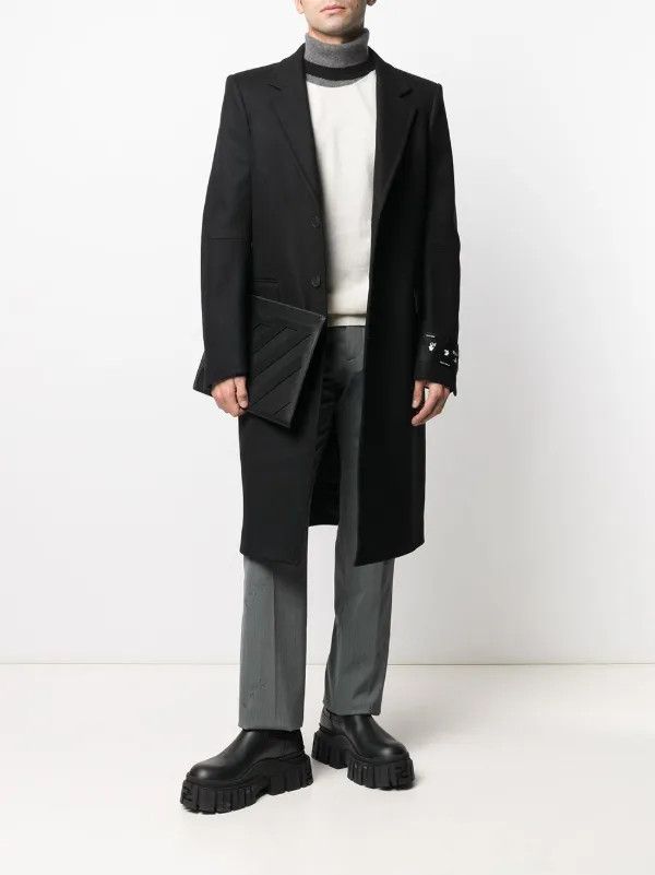 Off-White o1gr1nt0125 Ow Allover Industrial Belt Pant in Grey Size US 30 / EU 46 - 2 Thumbnail