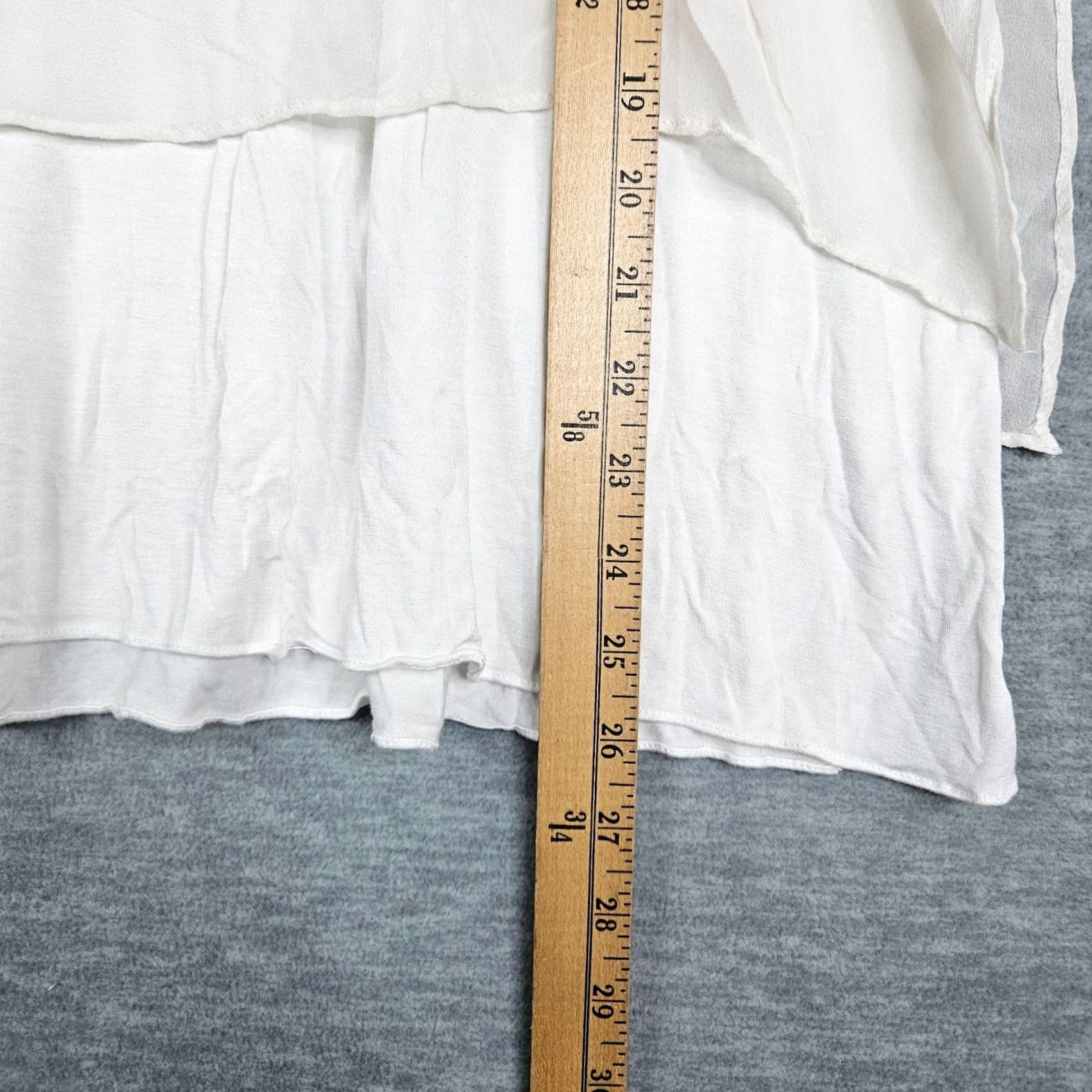 Layer 8 LOLA & SOPHIE Top Size S White Lace Layer Sleeveless Women's Size S / US 4 / IT 40 - 7 Thumbnail