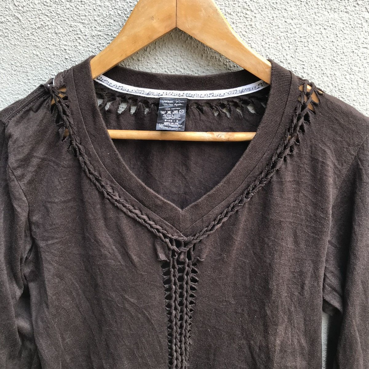 NUMBER NINE About a boy braided shirt ss07