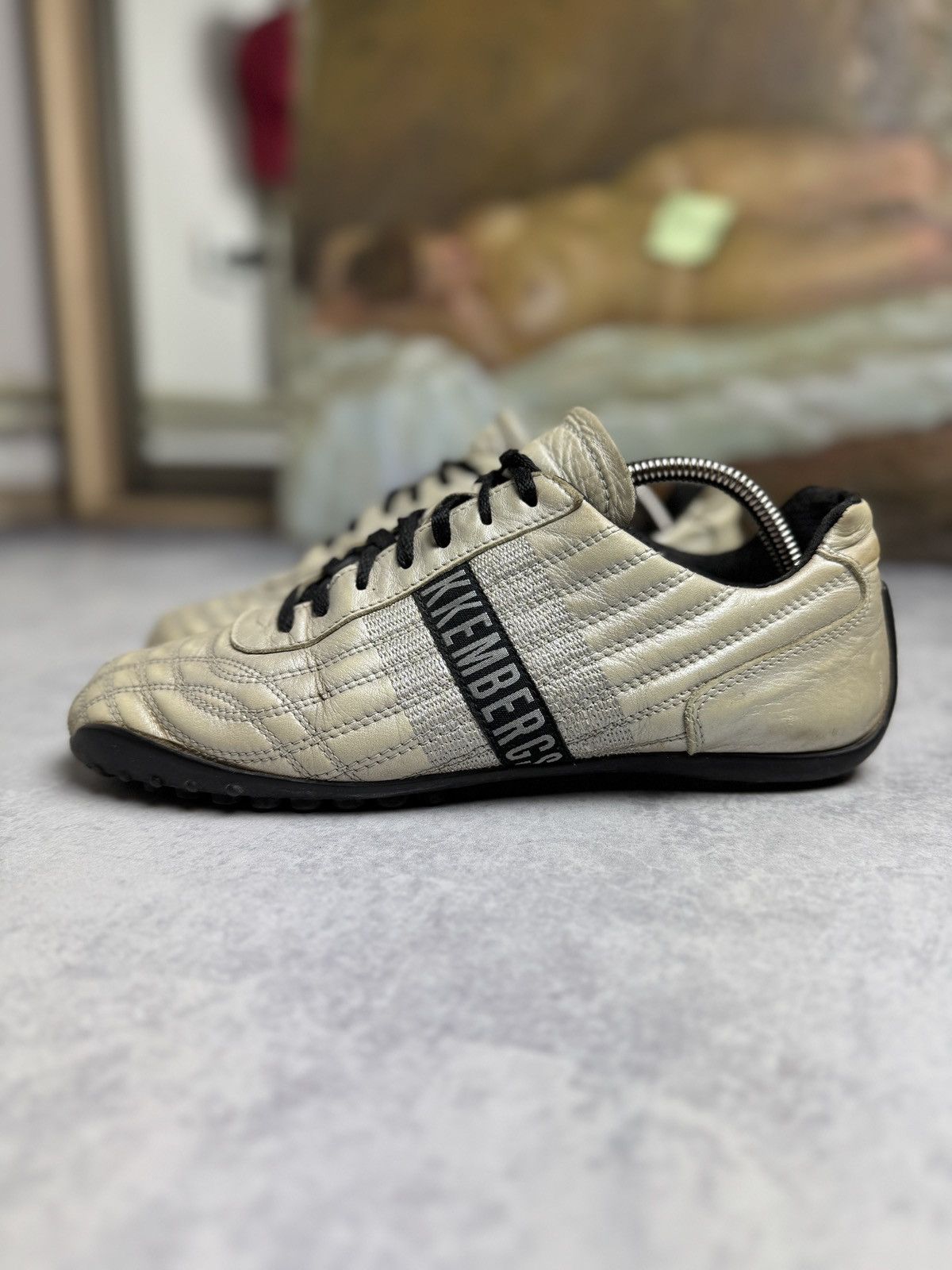 靴 DIRK BIKKEMBERGS FOOTBALL SHOES Y2K Dirk Bikkembergs 00S Y2K Football High Top Sneakers Vintage