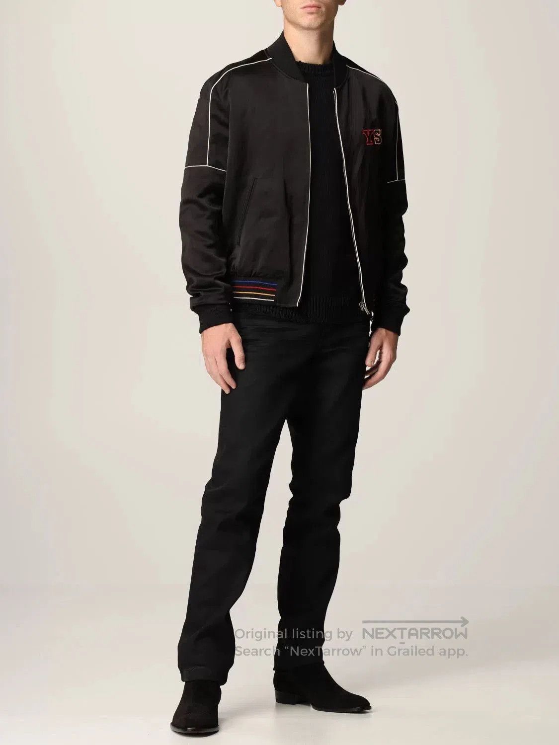 Saint Laurent Paris Saint Laurent Teddy Black Bomber Jacket. Size US S / EU 44-46 / 1 - 8 Thumbnail