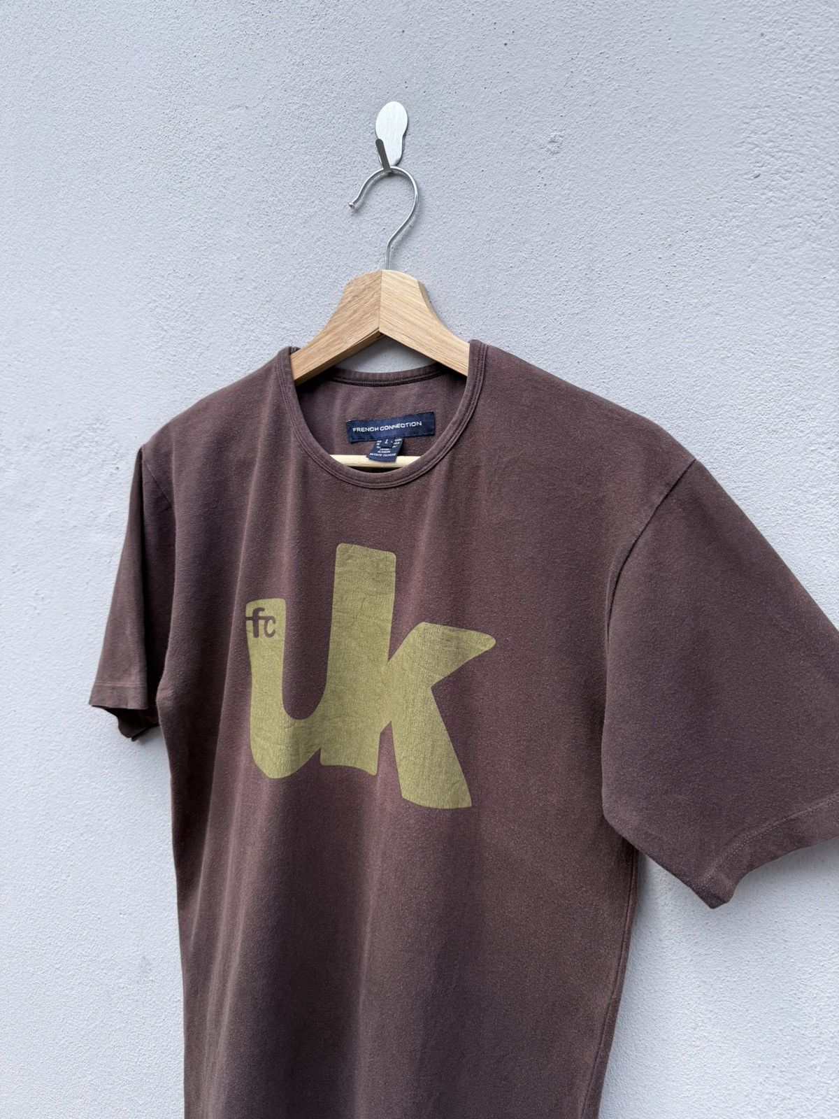 French Connection Vintage Rare FCUK Spellout Tee Size US M / EU 48-50 / 2 - 2 Thumbnail