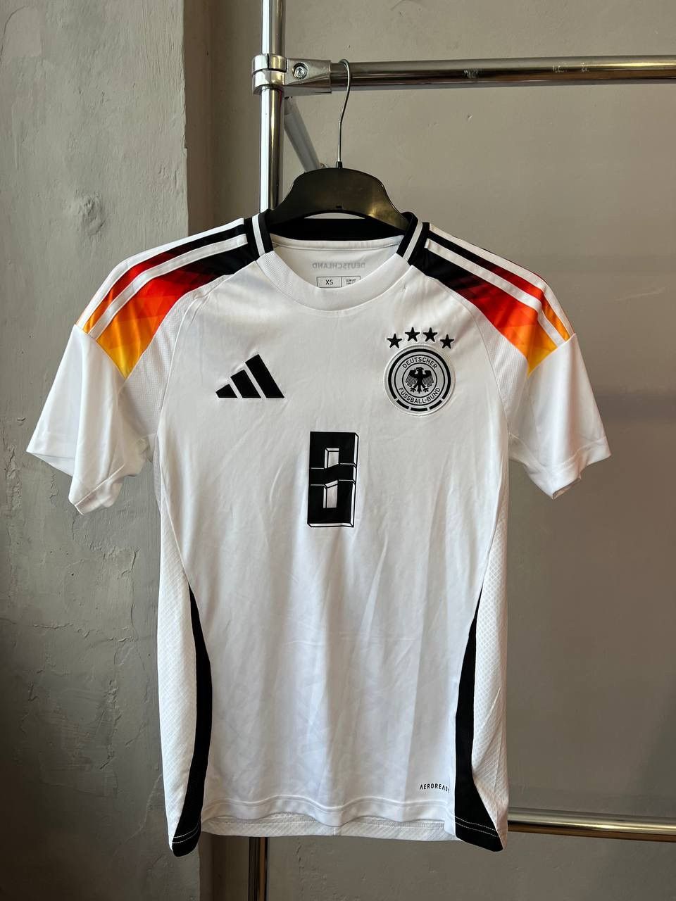 Adidas 2024/25 GERMANY TEAM #8 KROOS HOME SOCCER JERSEY SHIRT XS Size US XS / EU 42 / 0 - 5 Thumbnail