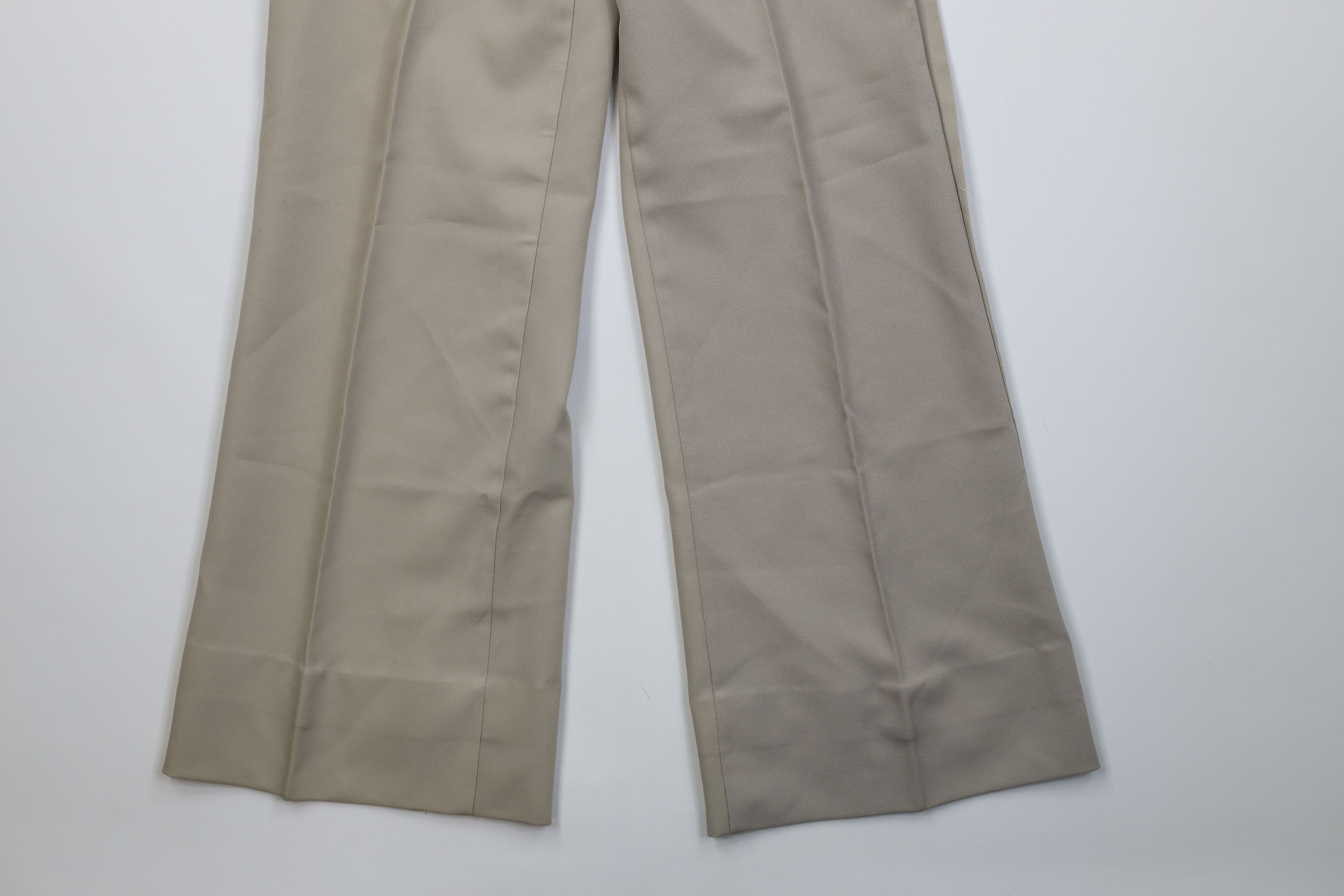 Vintage Vintage 70s Streetwear Wide Leg Bell Bottoms Chino Pants USA Size 32" / US 10 / IT 46 - 5 Thumbnail