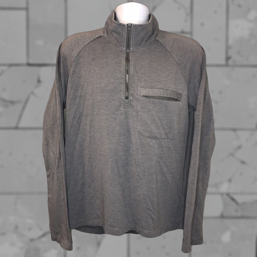 KAVU KAVU Pullover Zip Gray M Mens Windbreaker Solid Half Zip Pullover M Gray Mens Size US M / EU 48-50 / 2 - 1 Thumbnail
