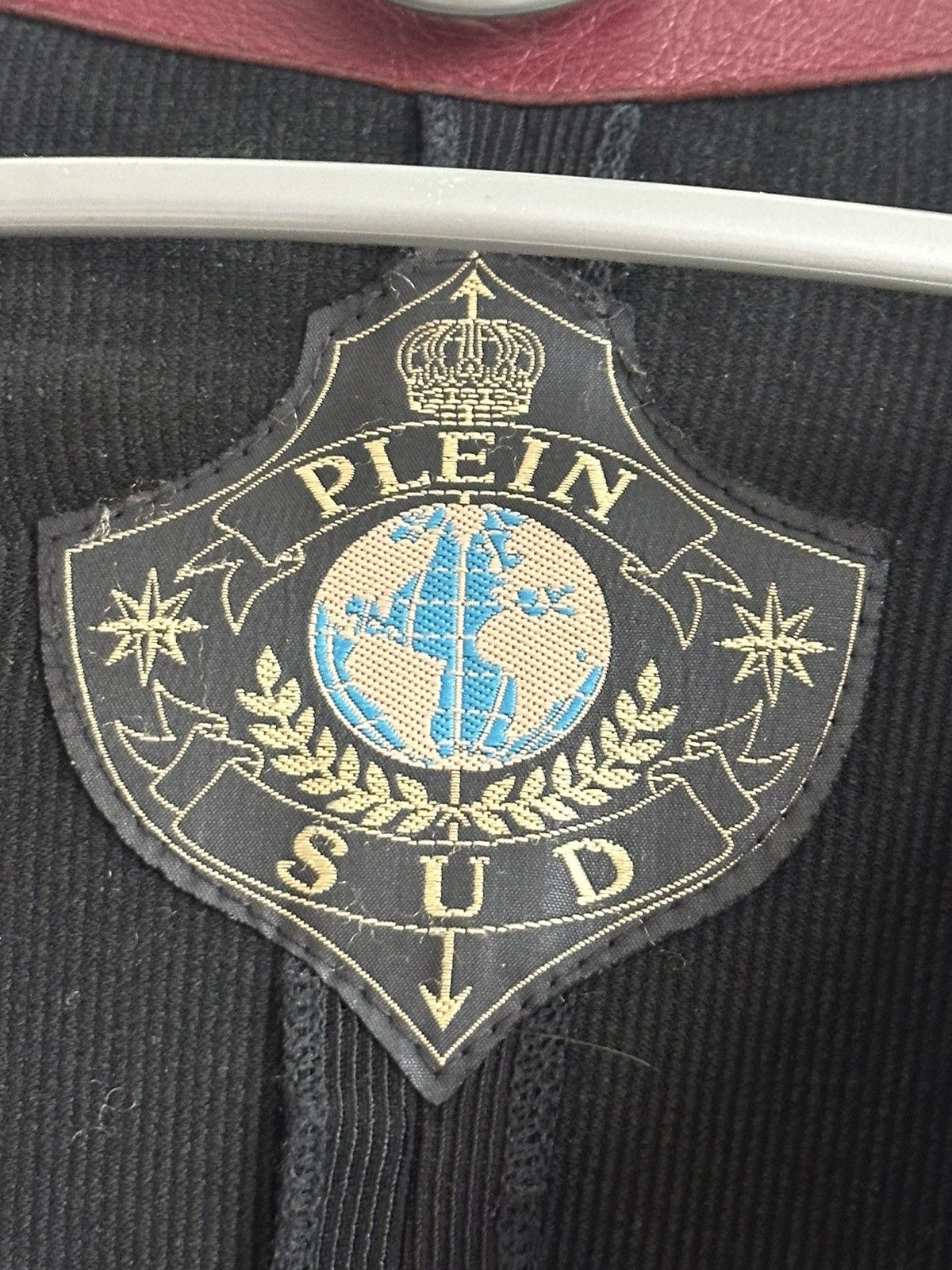 plein sud VTG PLEIN SUD AMOR France Leather Jacket Burgundy Size 40/8 Size M / US 6-8 / IT 42-44 - 14 Thumbnail