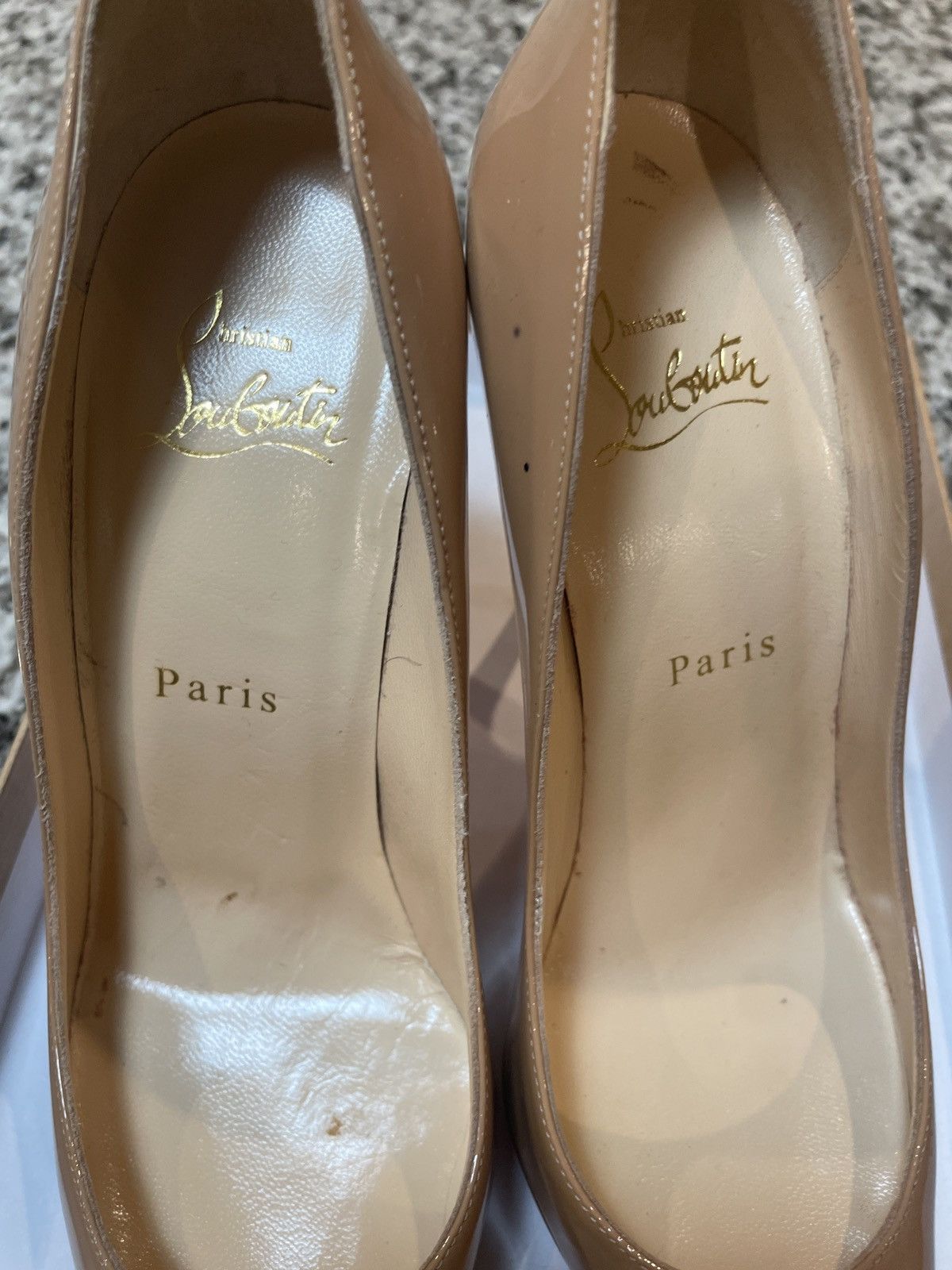 Christian Louboutin Christian Louboutin Pigalle Follies 100 Patent Size US 7 / IT 37 - 7 Thumbnail