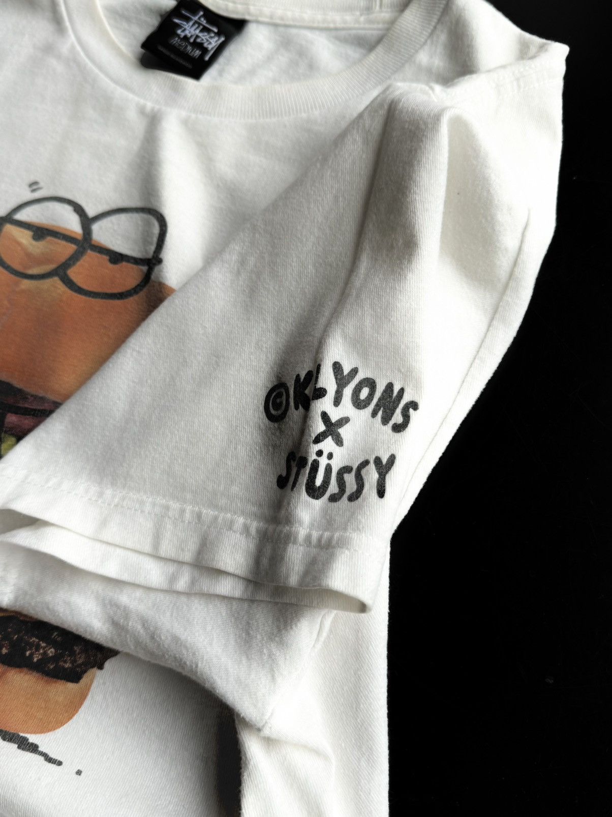 Stussy STUSSY BURGER KEVIN LYONS VINTAGE TEE Size US M / EU 48-50 / 2 - 3 Thumbnail