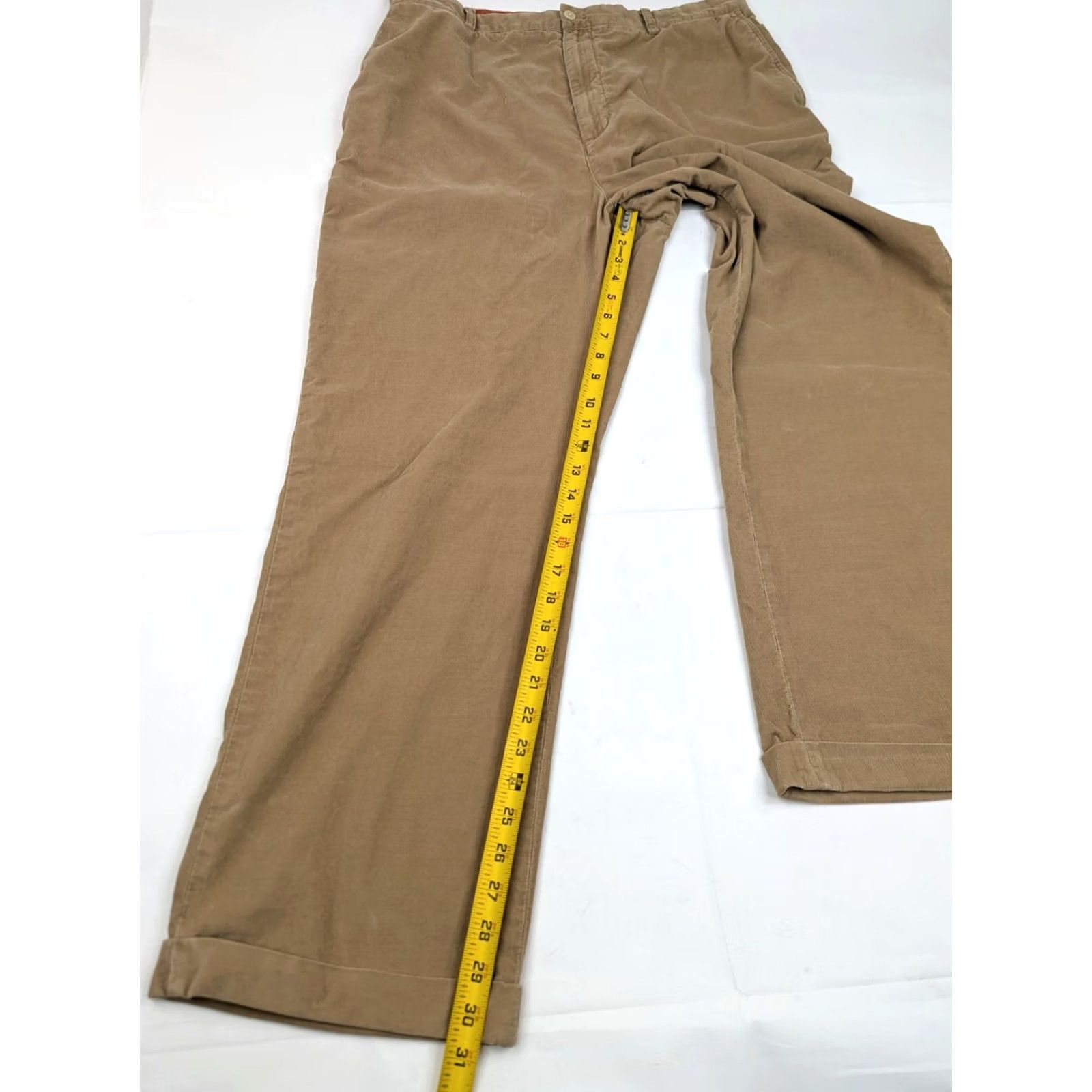 Vineyard Vines Vineyard Vines Cotton Corduroy 5-Pocket Straight Leg Pants Men 40 (Fits 37x30.5) Beige Brown Size US 37 - 3 Thumbnail