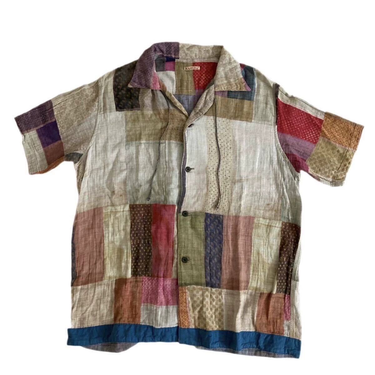 Kapital Kapital Cotton color stitching shirt Size US M / EU 48-50 / 2 - 1 Thumbnail