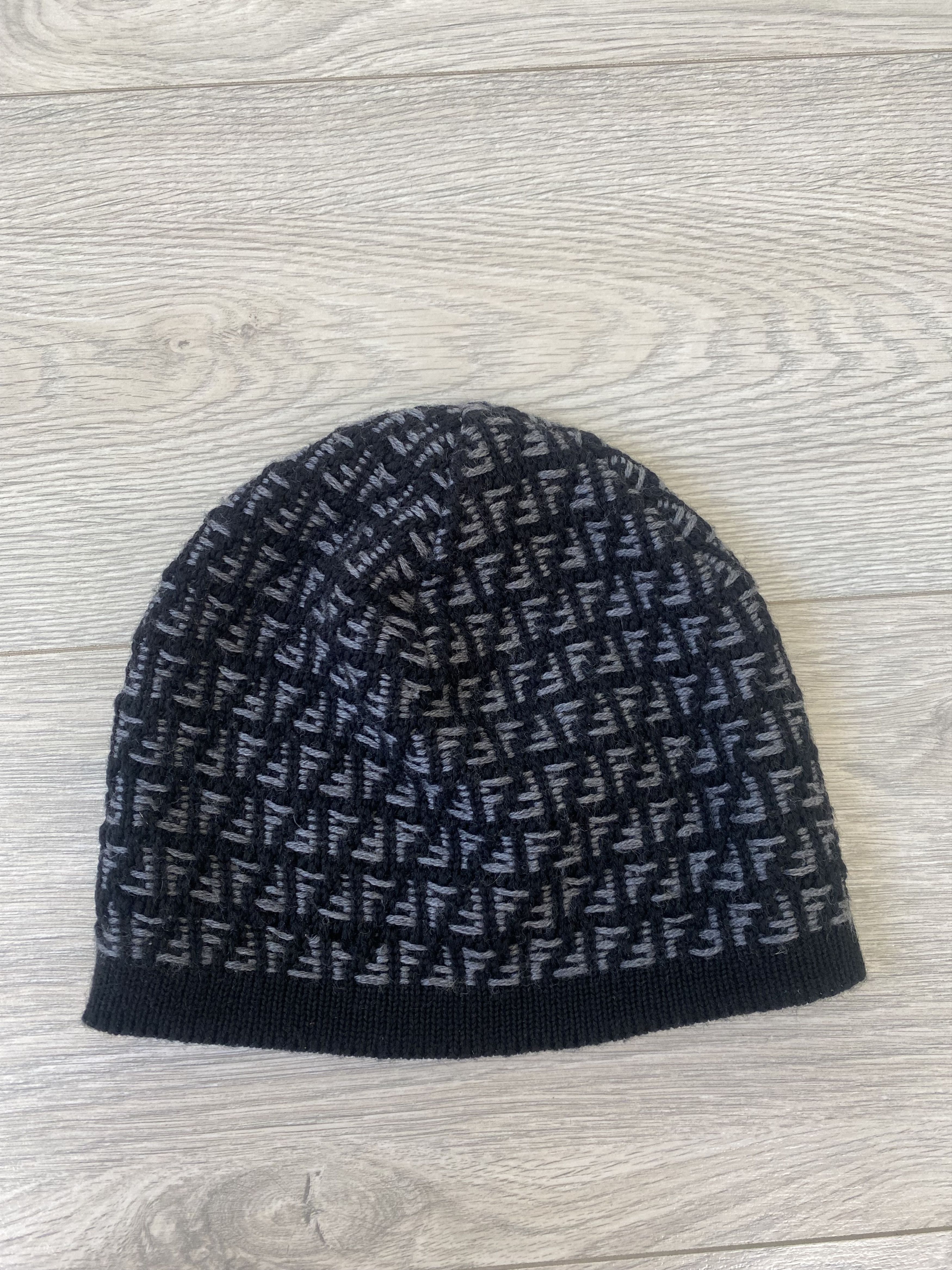 Fendi Fendi Monogram Wool Beanie Size ONE SIZE - 1 Thumbnail