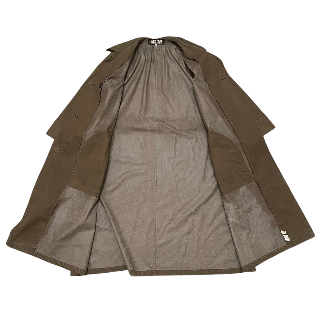 Christian Dior Monsieur Vintage Miss Dior Double Breasted Long Coat Brown Size M / US 6-8 / IT 42-44 - 5 Thumbnail